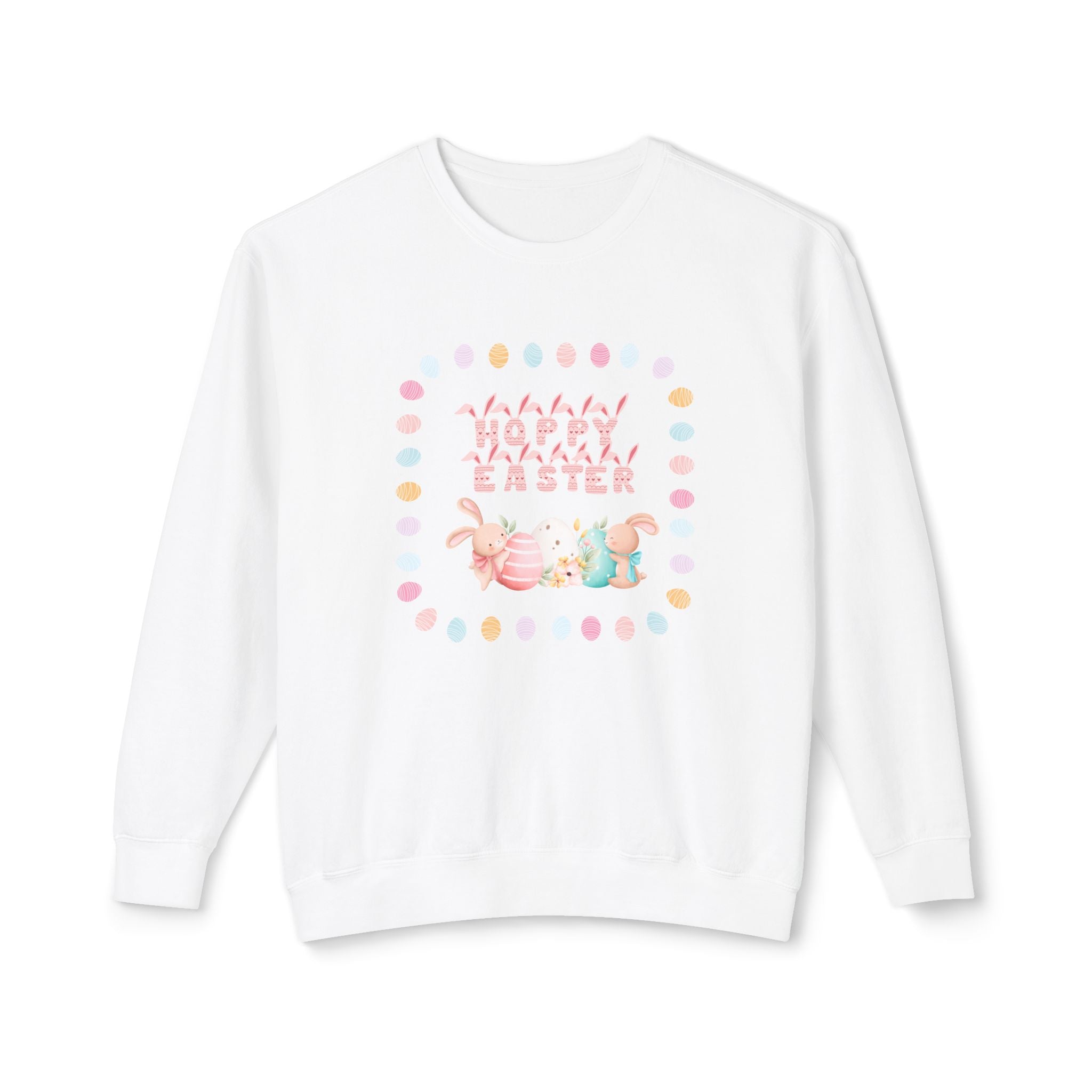 Hoppy Easter Unisex Lightweight Crewneck Sweatshirt