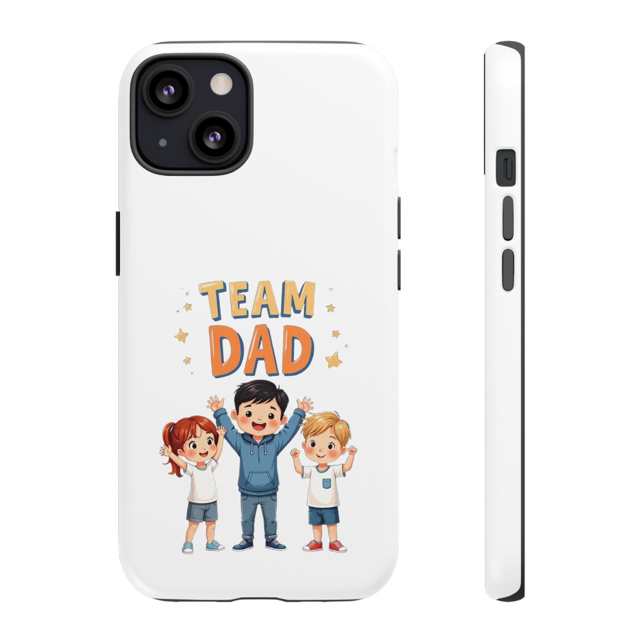 Team Dad Phone Case, Fun Gift for Fathers, Durable Phone Protector, Cute Dad Team Merchandise, Father's Day Special