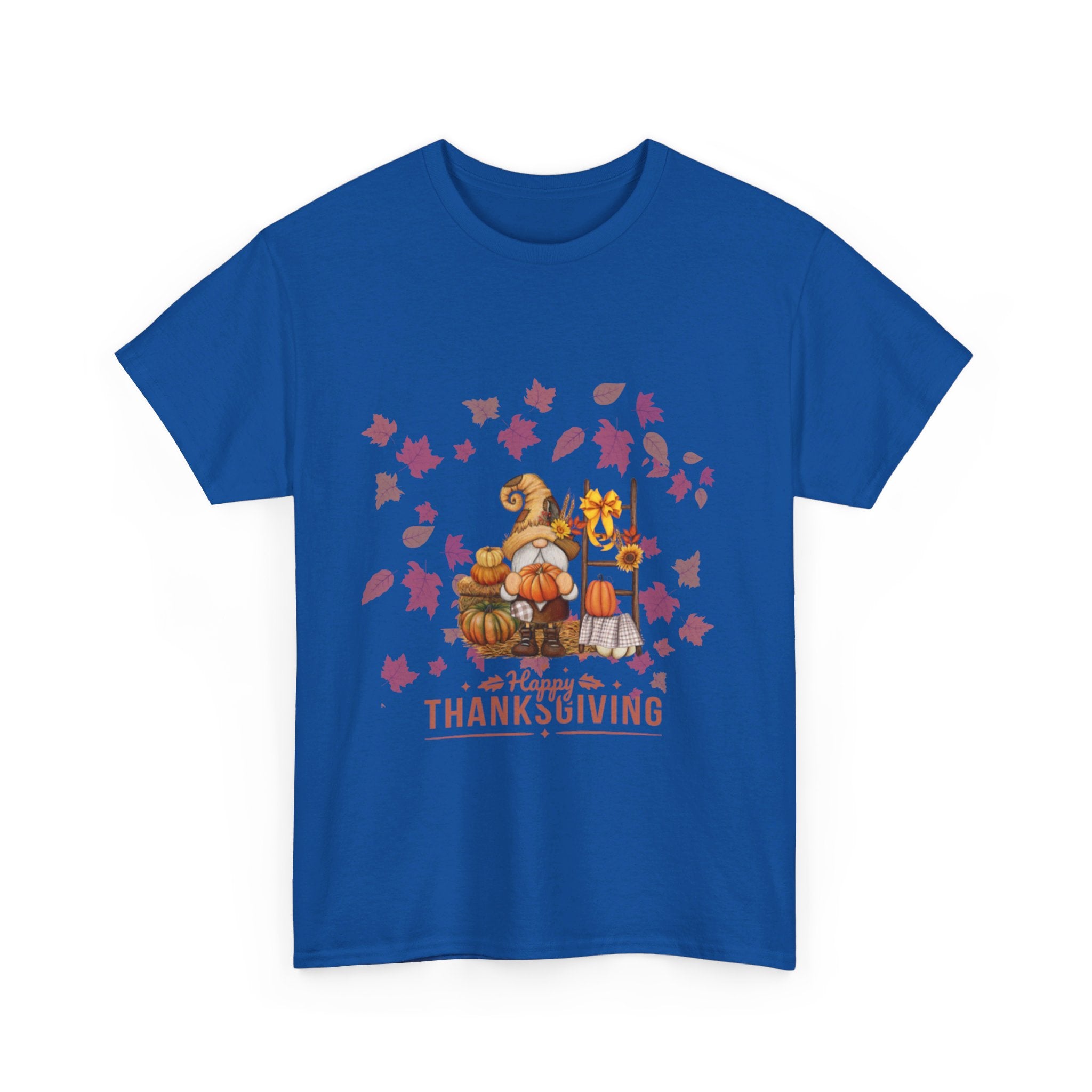 Gnome Happy Thanksgiving Unisex Heavy Cotton Tee