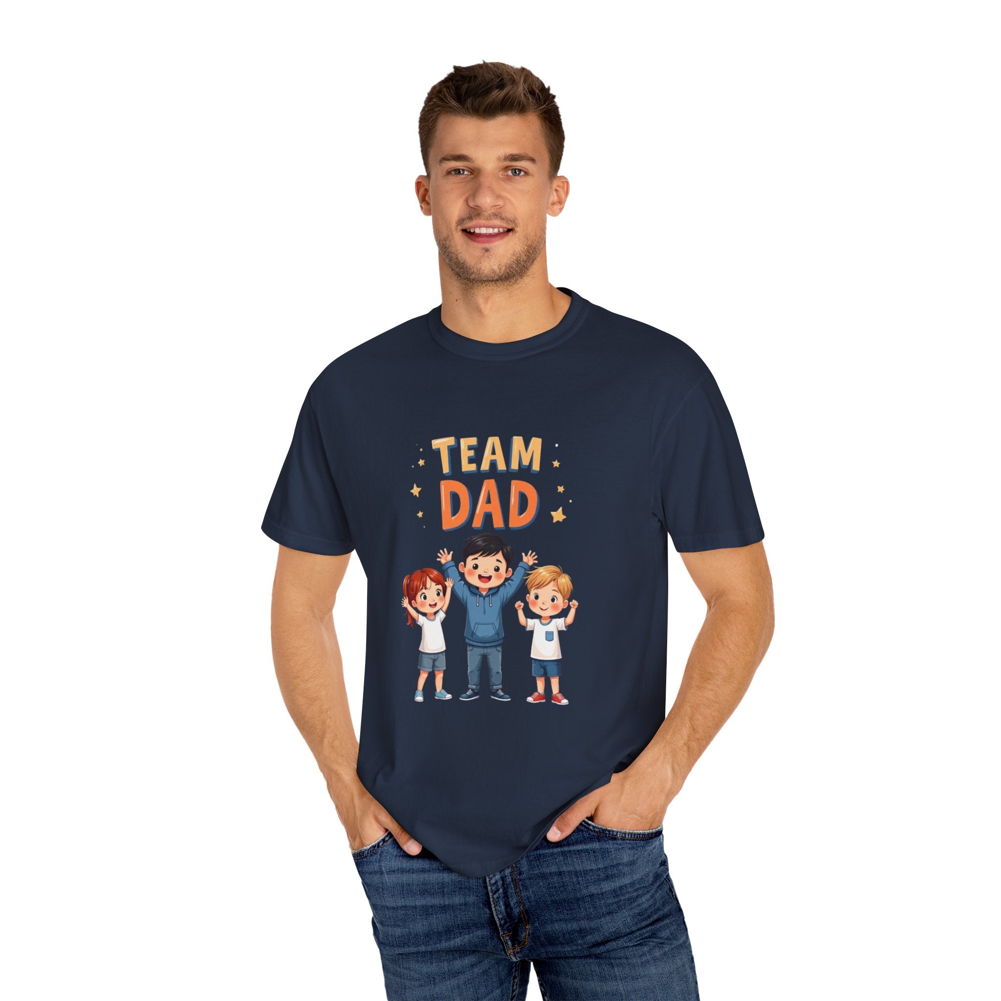 Team Dad Dyed T-shirt