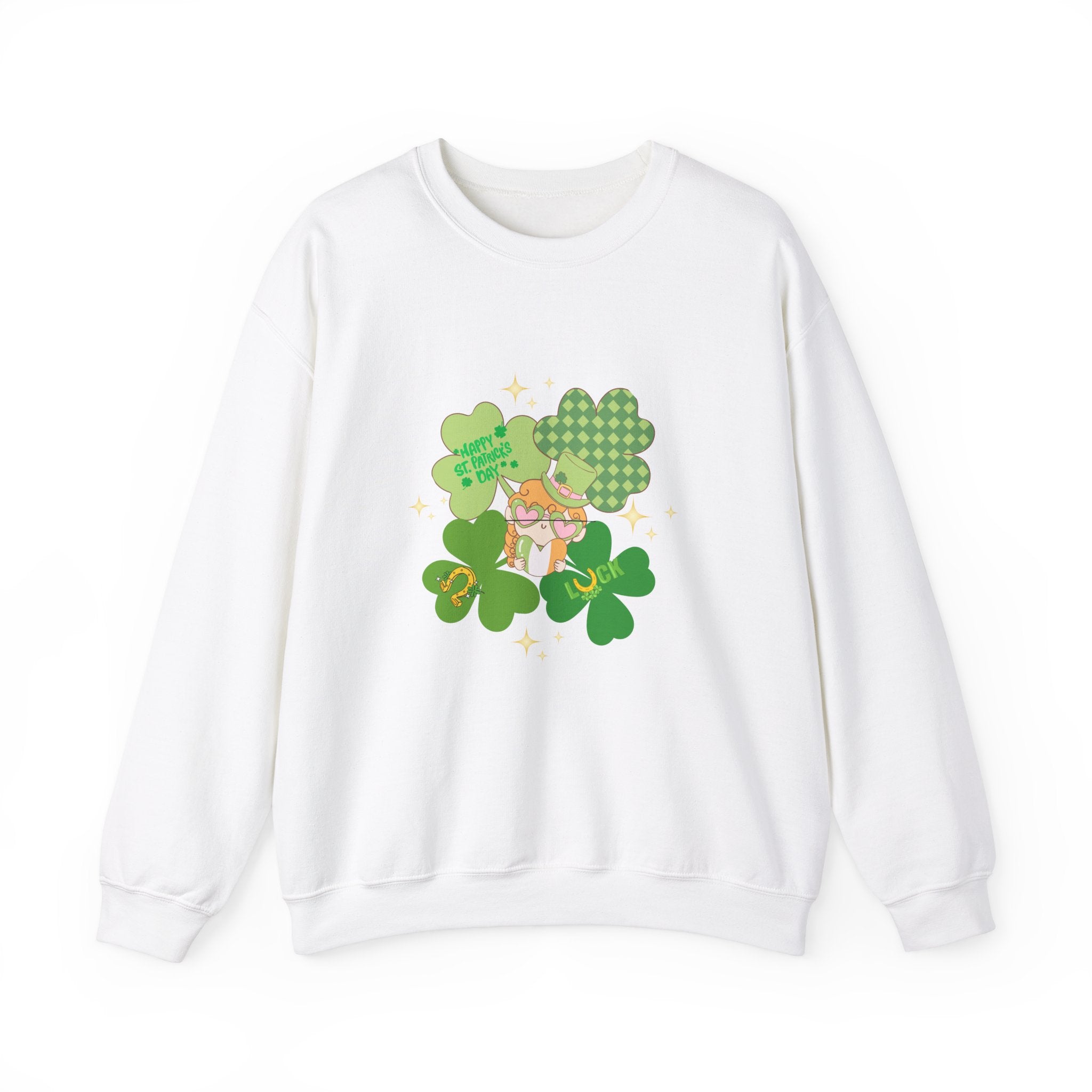 Retro St. Paddy's Day Unisex Heavy Blend™ Crewneck Sweatshirt
