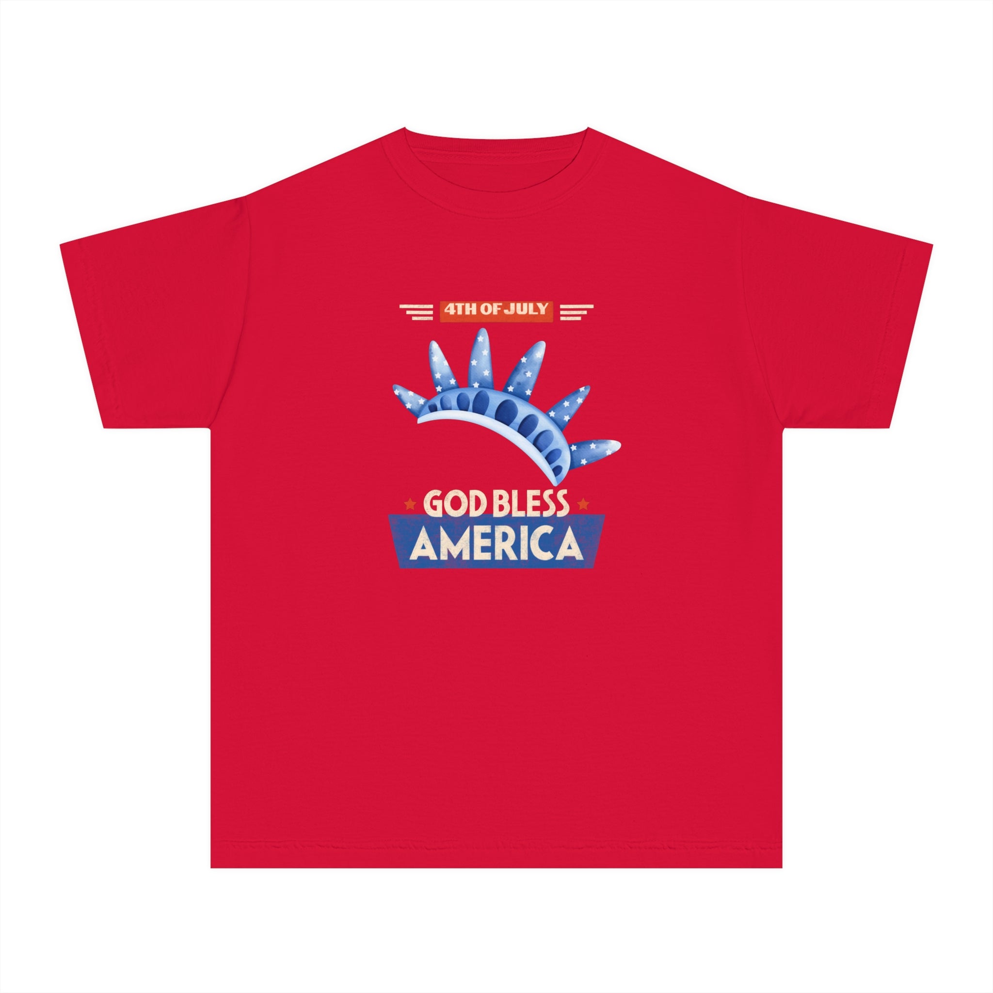 God Bless America Youth Midweight Tee