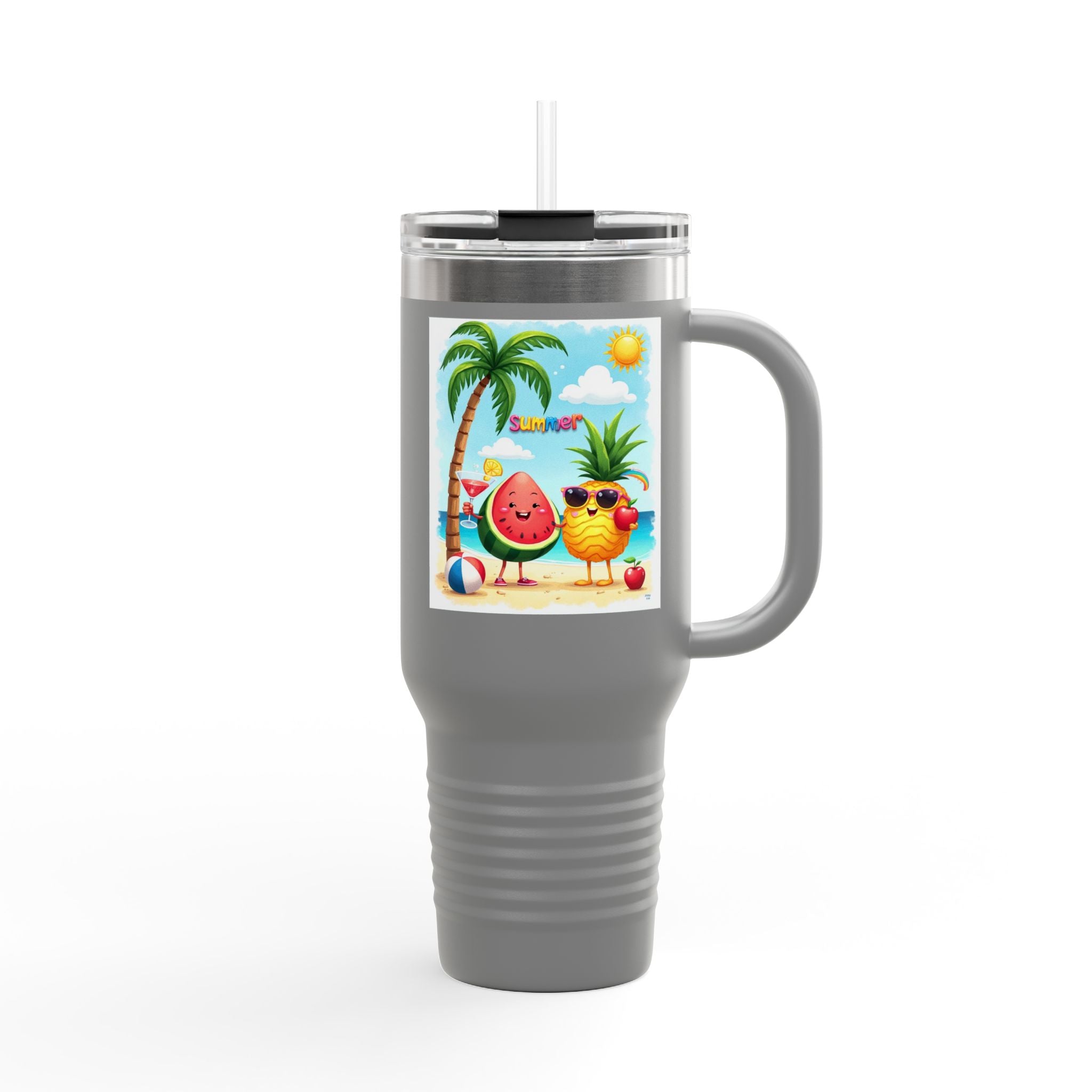 Summer Cool Insulated Travel Mug, 40oz.