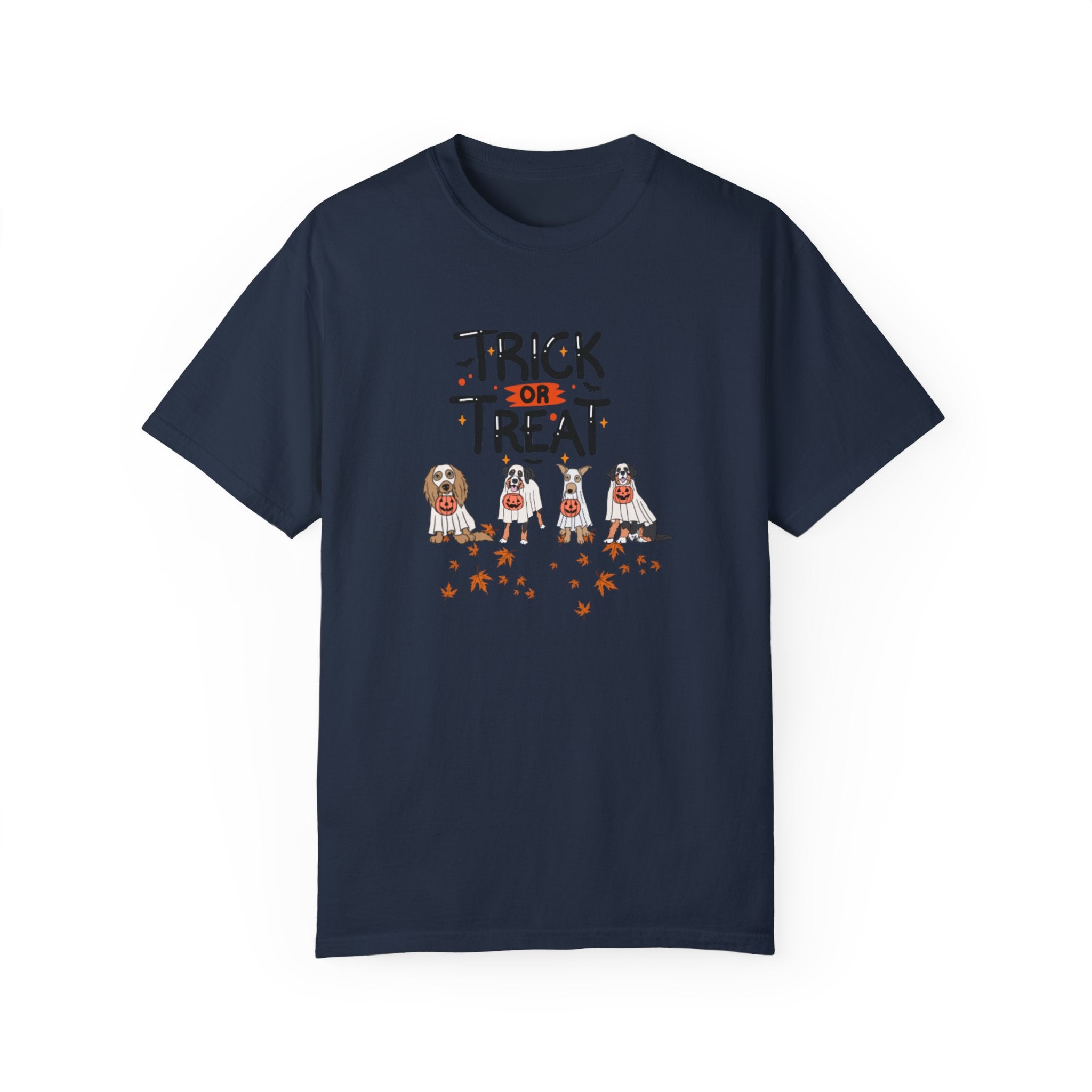 Pooch Trick or Treat Unisex Garment-Dyed T-shirt