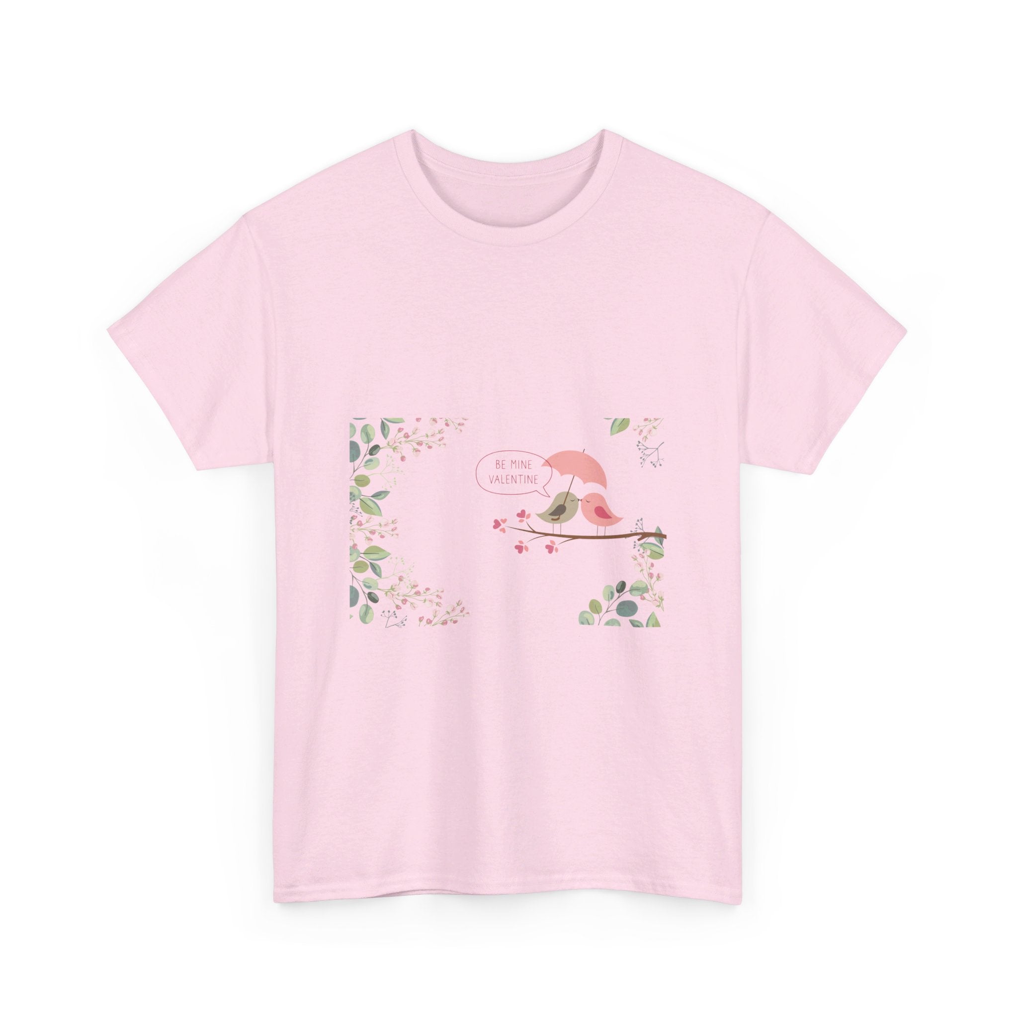 Happy Valentine's Day Lovers Unisex Heavy Cotton Tee