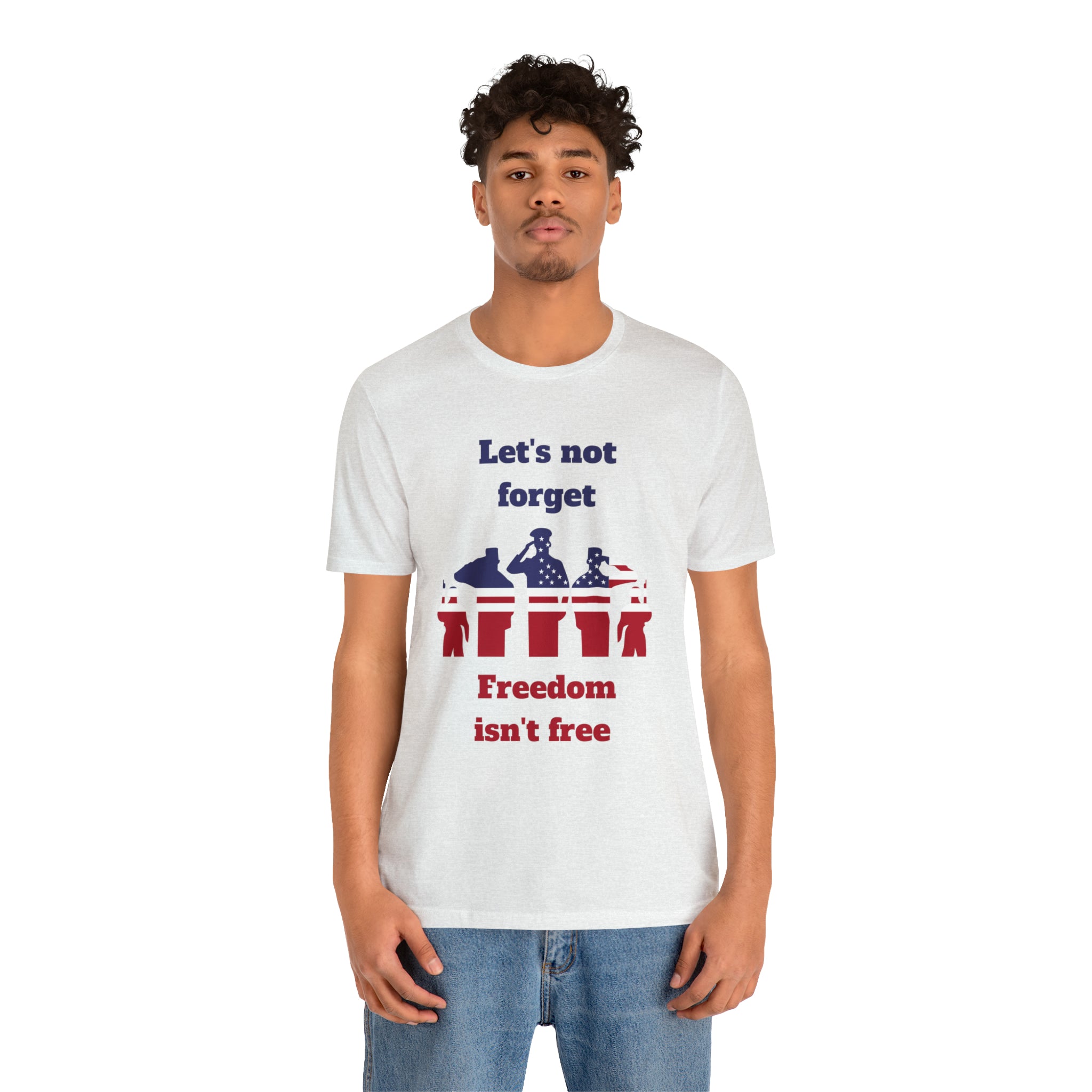 Memorial Day Freedom Is Not Free Unisex Jersey Short Sleeve Tee