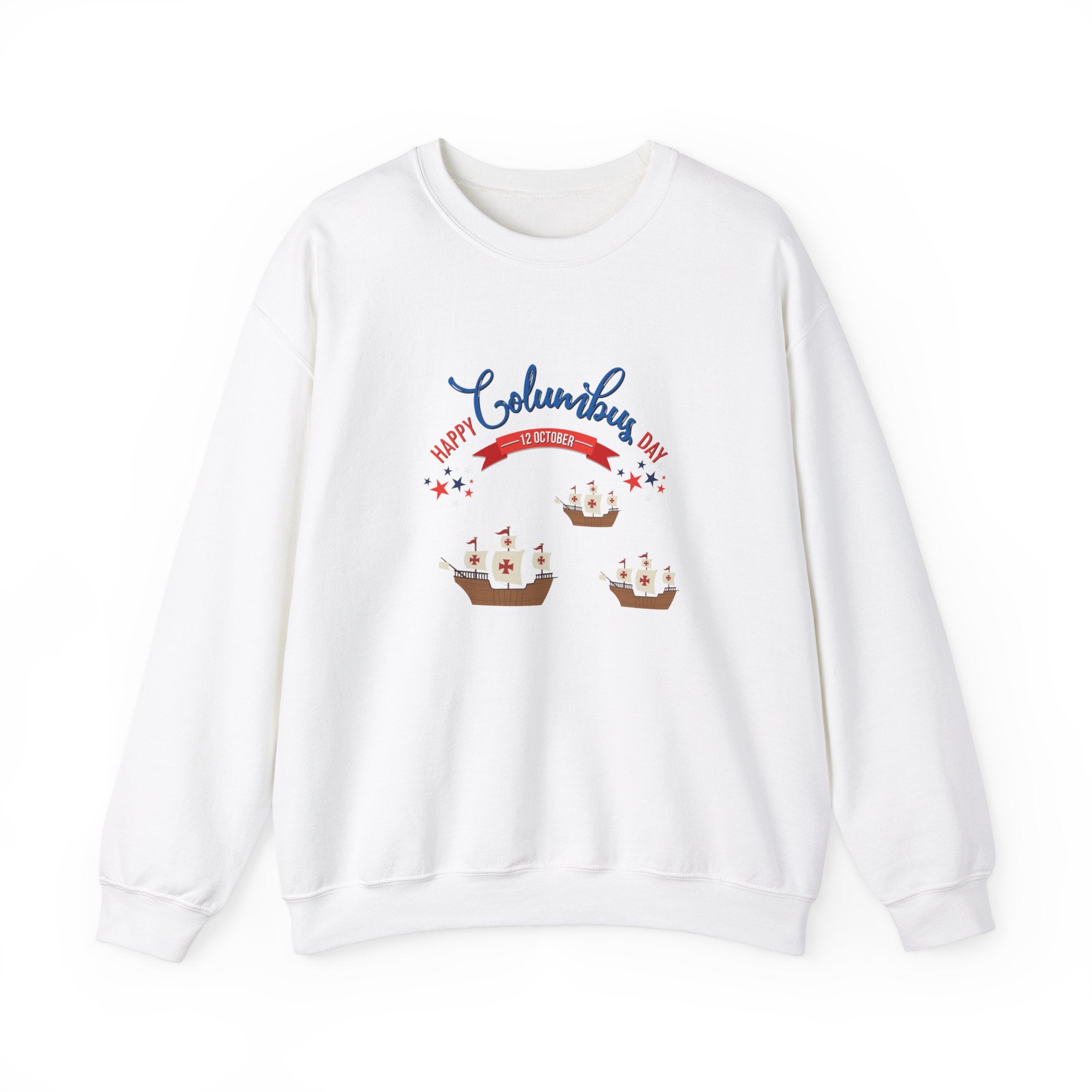 Happy Columbus Day Unisex Heavy Blend™ Crewneck Sweatshirt