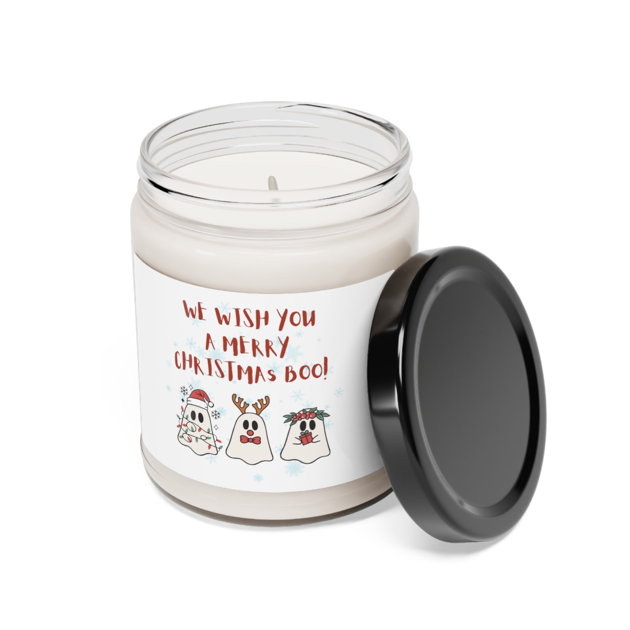 We Wish You A Merry Christmas Boo Scented Soy Candle, 9oz