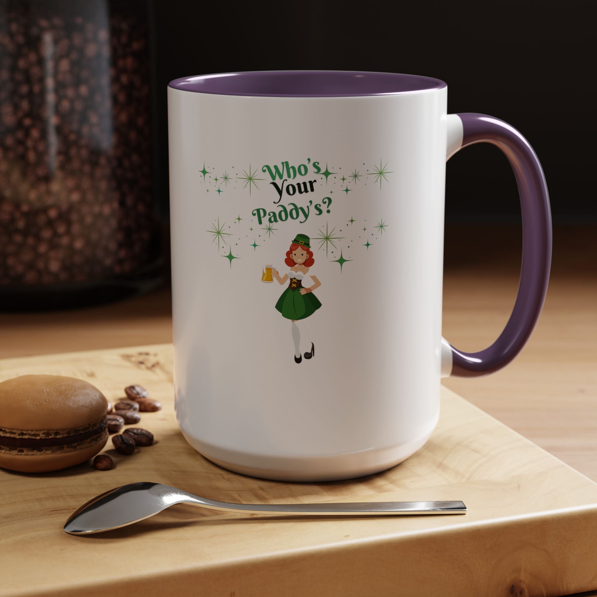 Who's Your Paddy's? Accent Coffee Mug