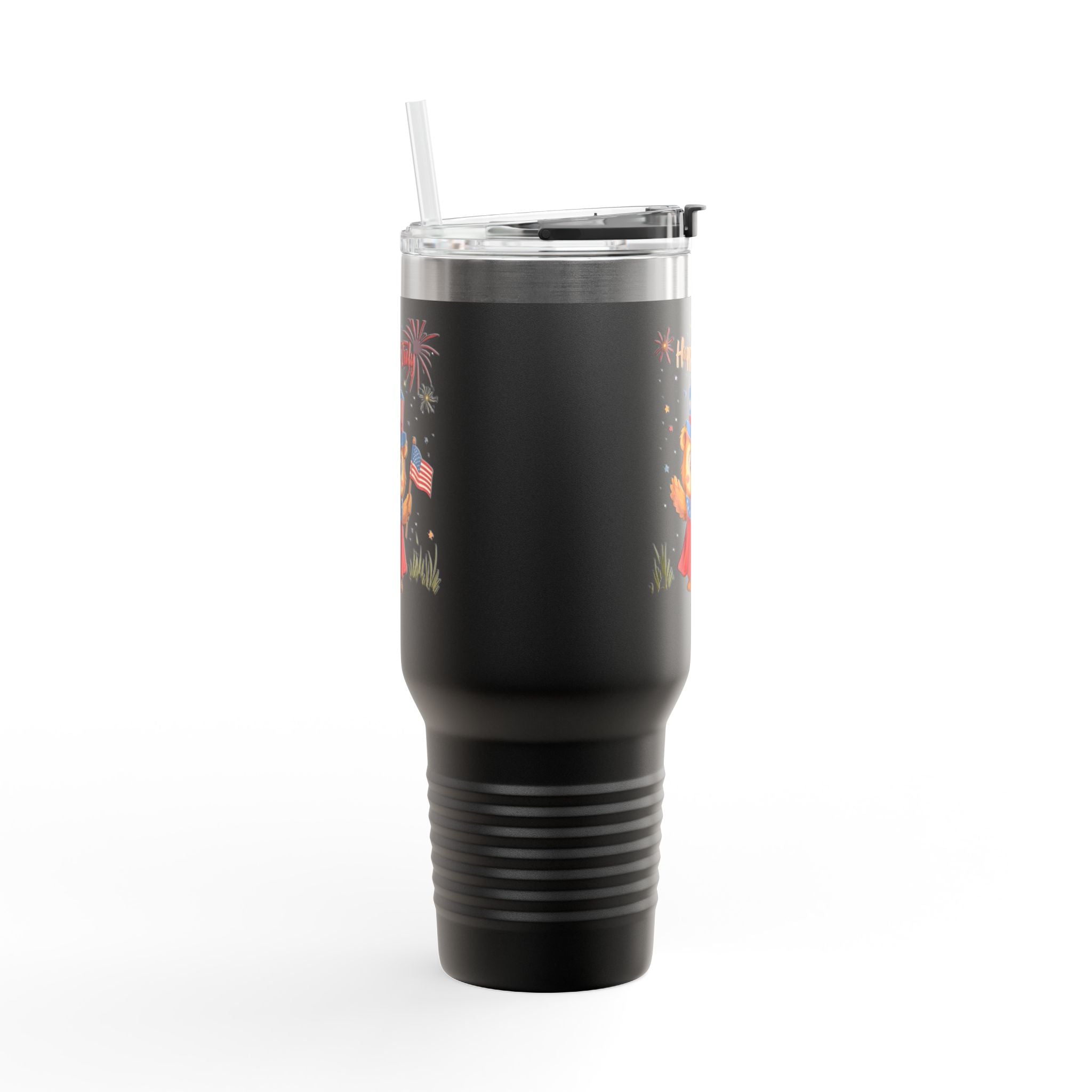 Happy Independence Day  Insulated Travel Mug, 40oz