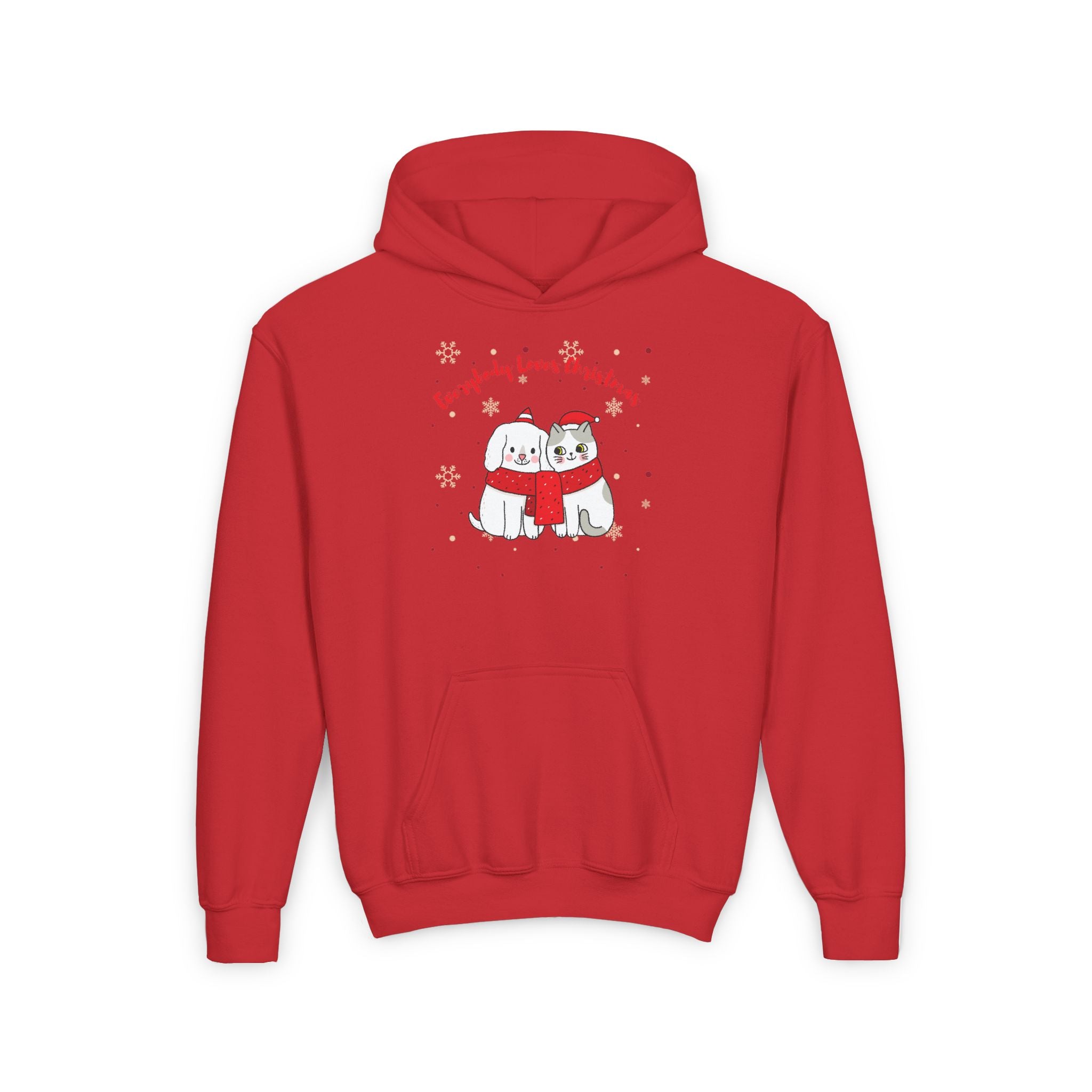 Everybody Loves Christmas Youth Heavy Blend Hooded Sweatshirt