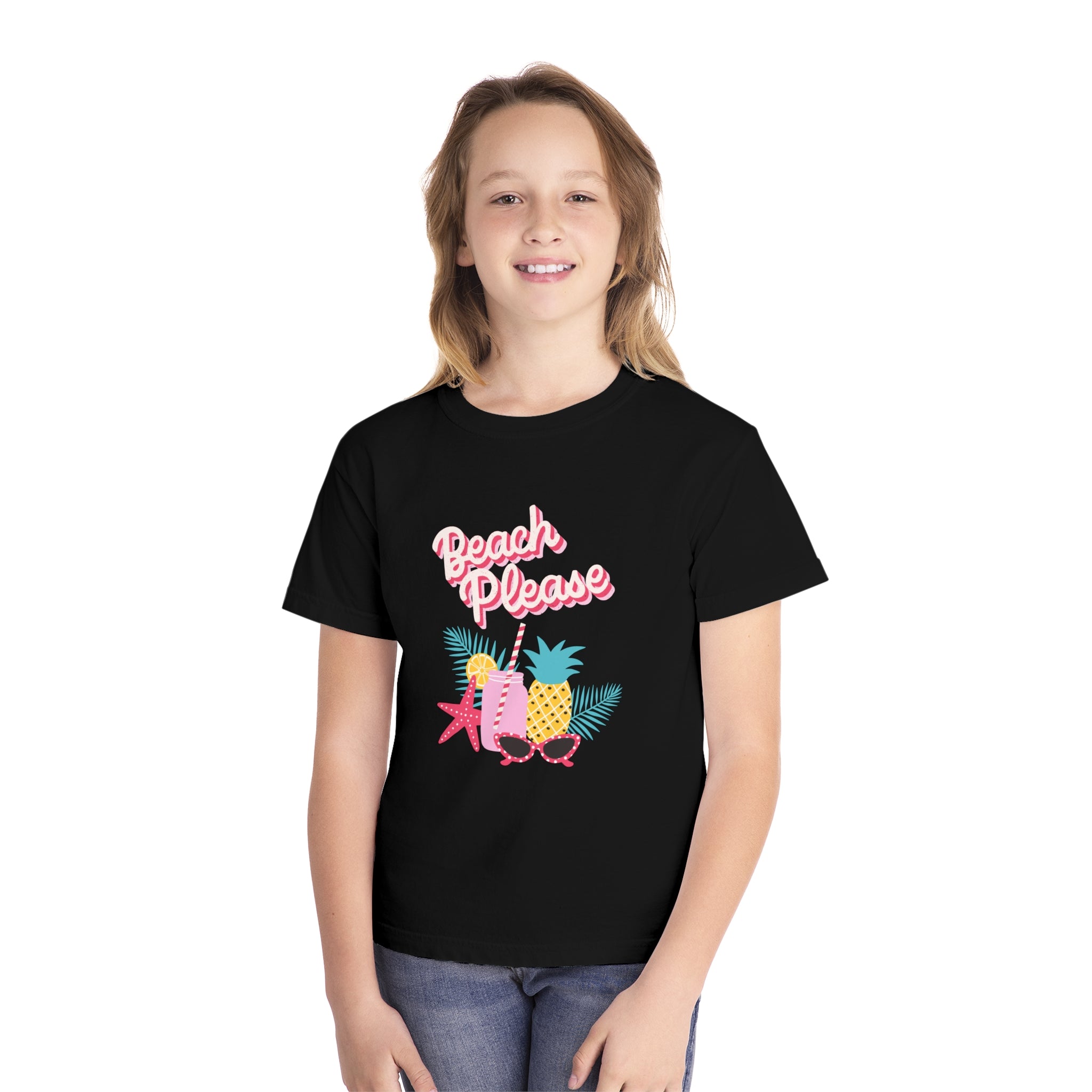 Beach Please Youth Midweight Tee