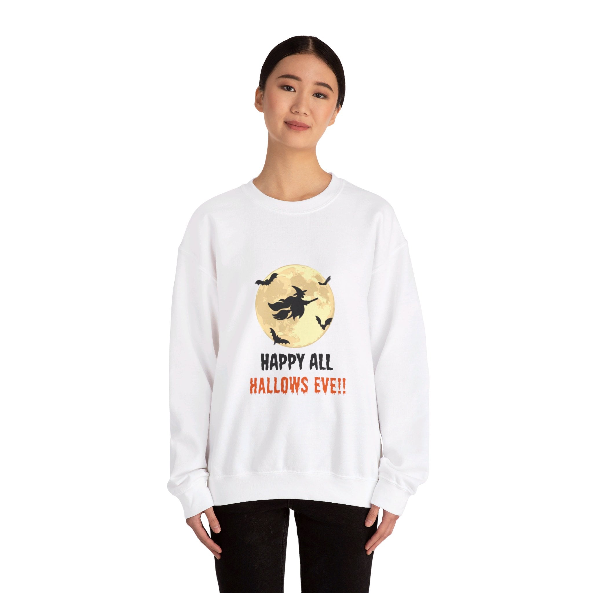 Happy All Hallows Eve Unisex Heavy Blend™ Crewneck Sweatshirt