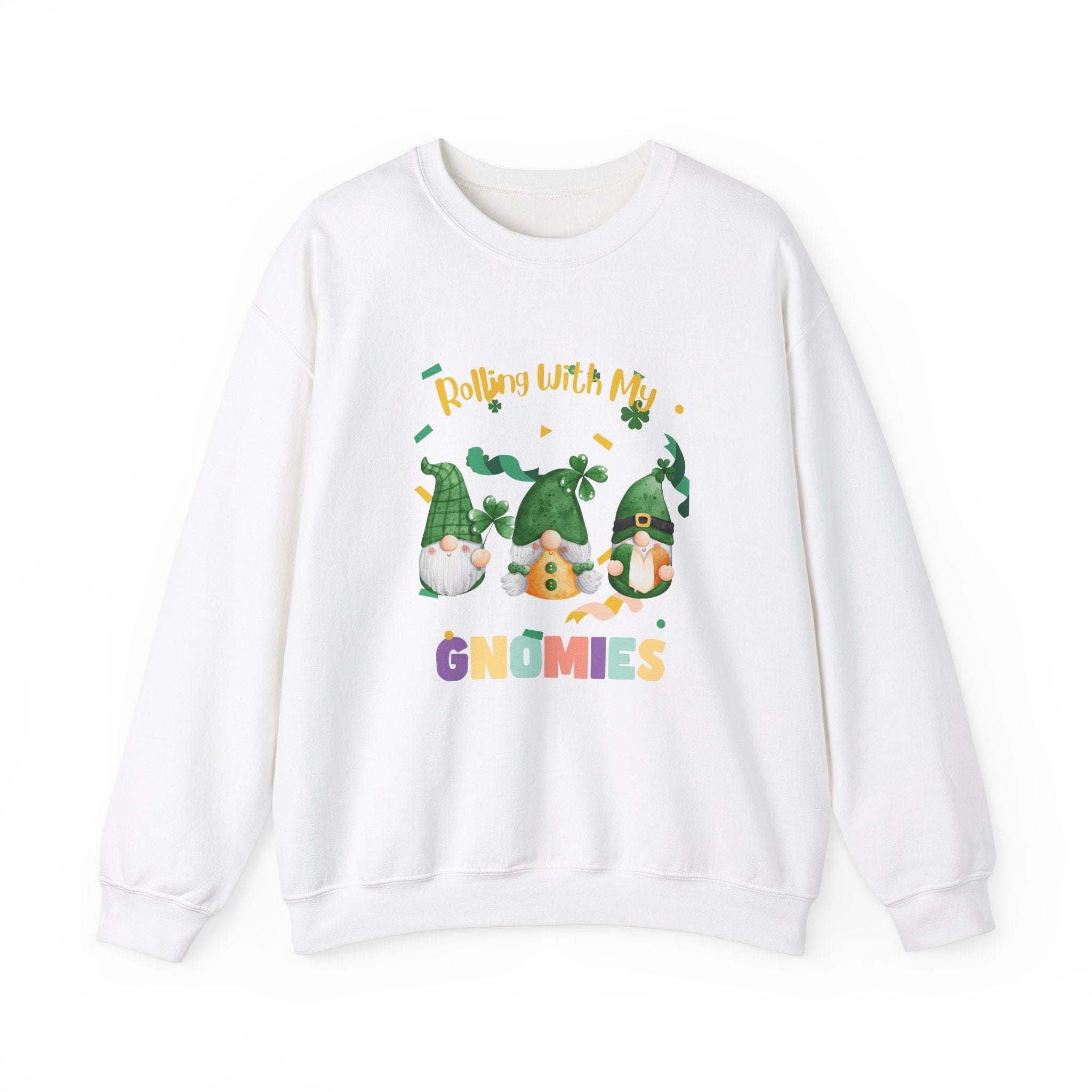 Rolling With My Gnomies Crewneck Sweatshirt - Unisex Heavy Blend™