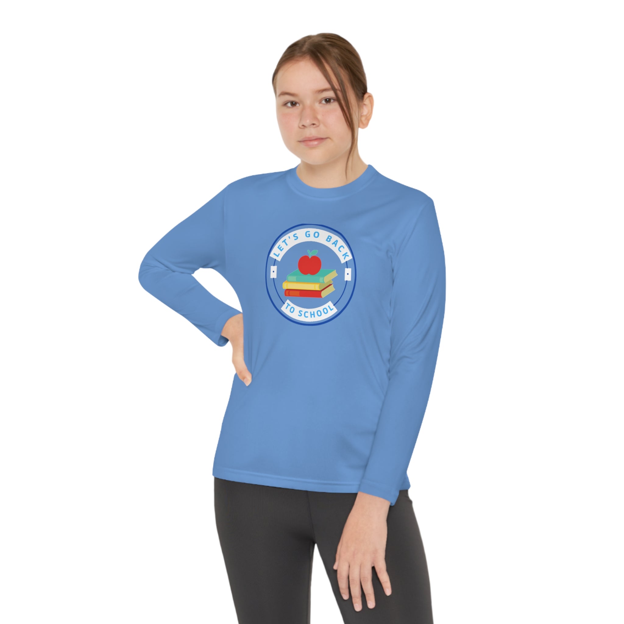 Let's Go Back To School Youth Long Sleeve Competitor Tee