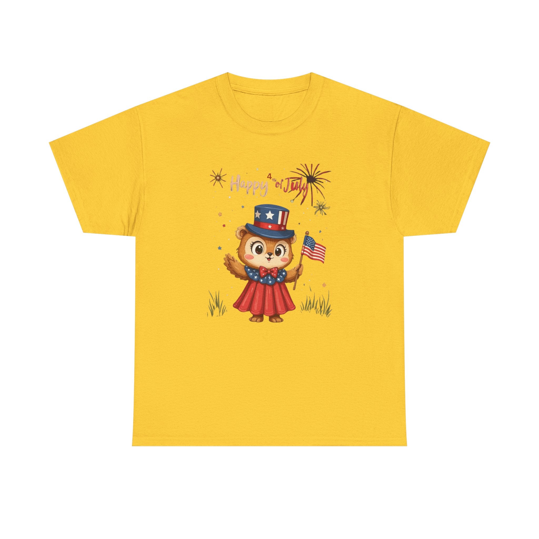 Happy Independence Day Unisex Heavy Cotton T-Shirt