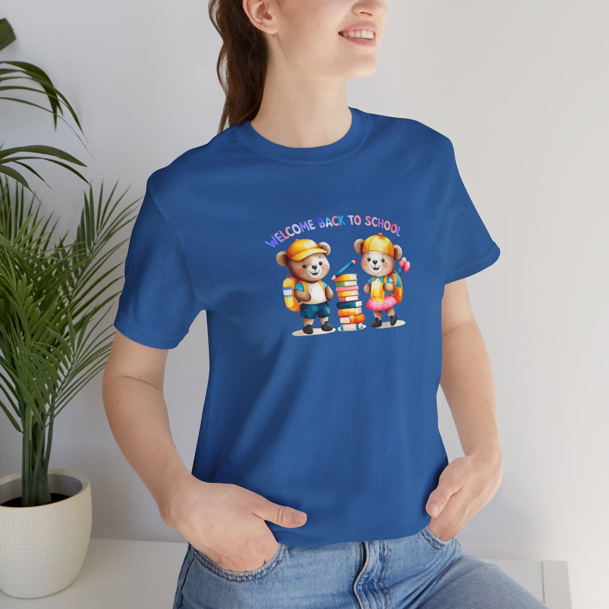 Welcome Back to School Fun Unisex Jersey Short Sleeve Tee
