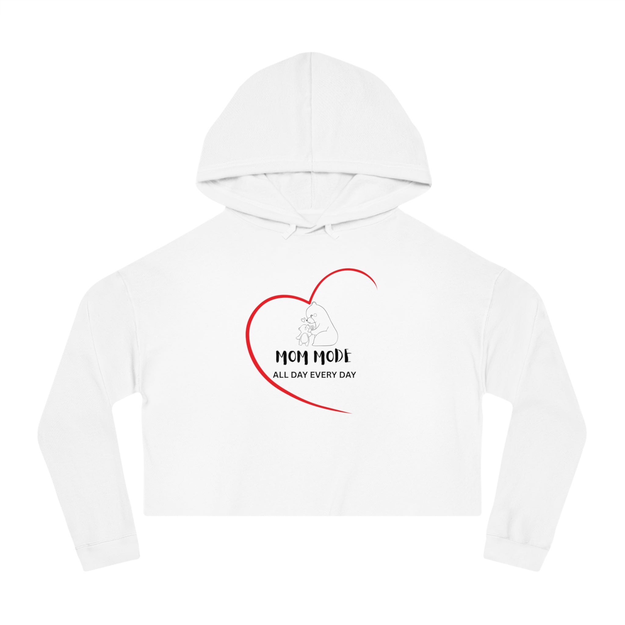 Mom Mode Cropped Hoodie