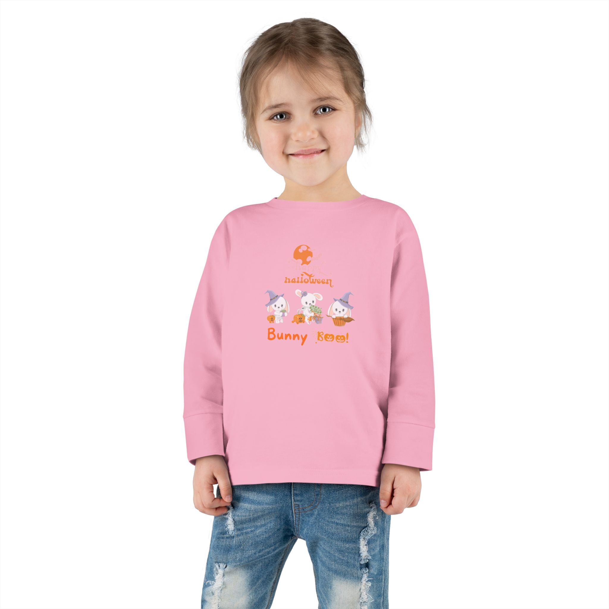 Bunny Boo Toddler Long Sleeve Tee