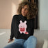 V-Day Bunny Crop Hoodie