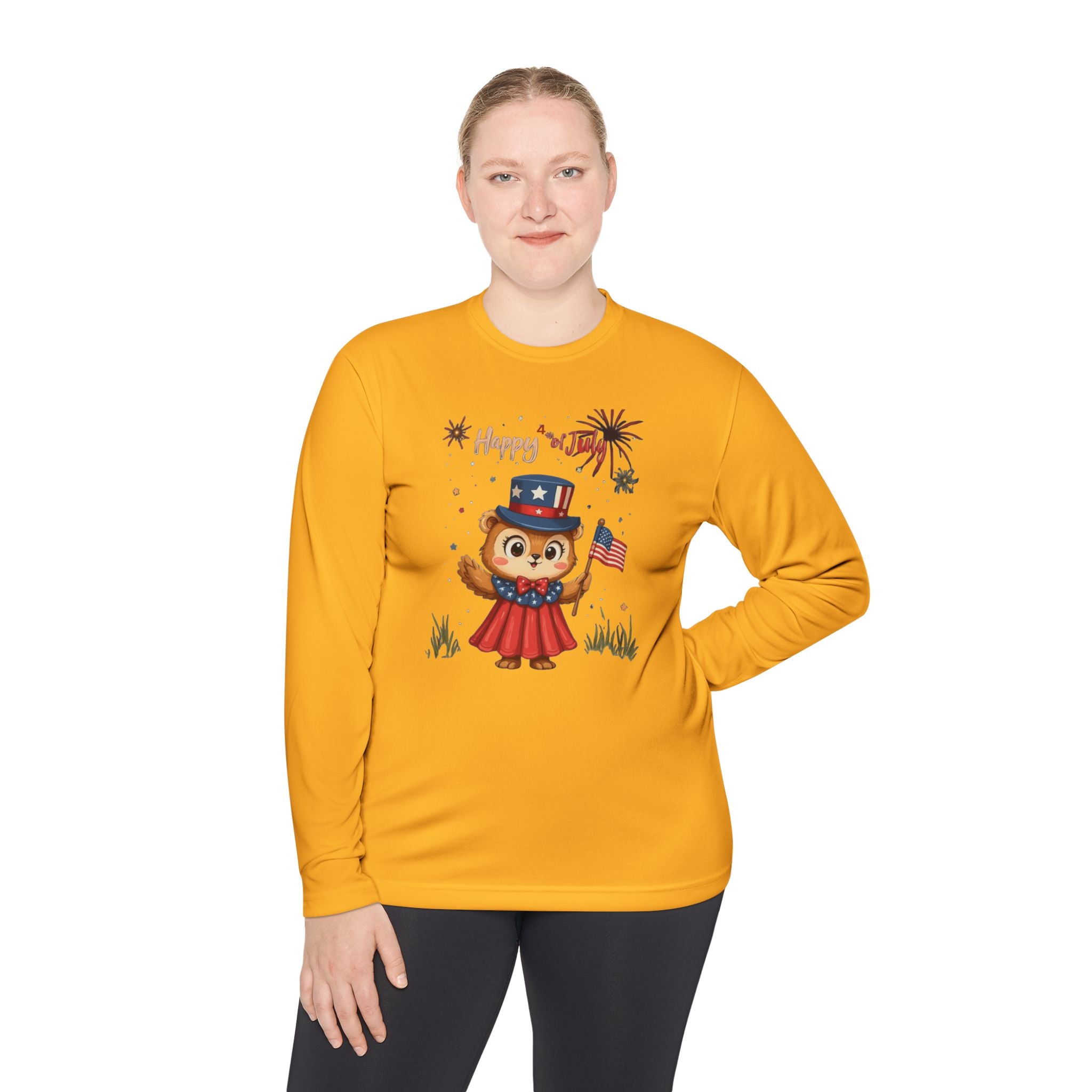 Happy Independence Day Long Sleeve Tee