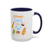 Summertime Fun Accent Coffee Mug (11, 15oz)