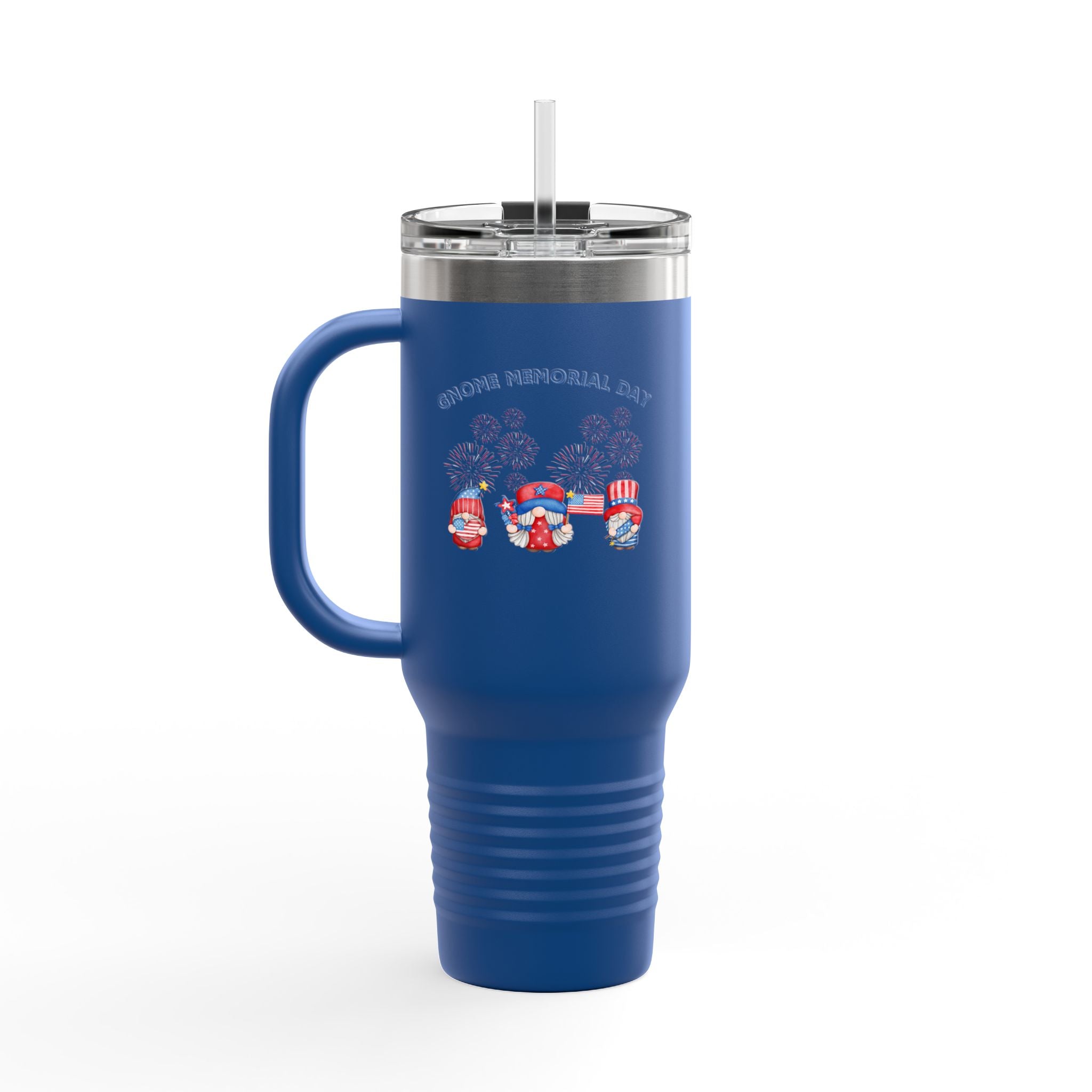 Gnome Memorial Day  Insulated Travel Mug, 40oz
