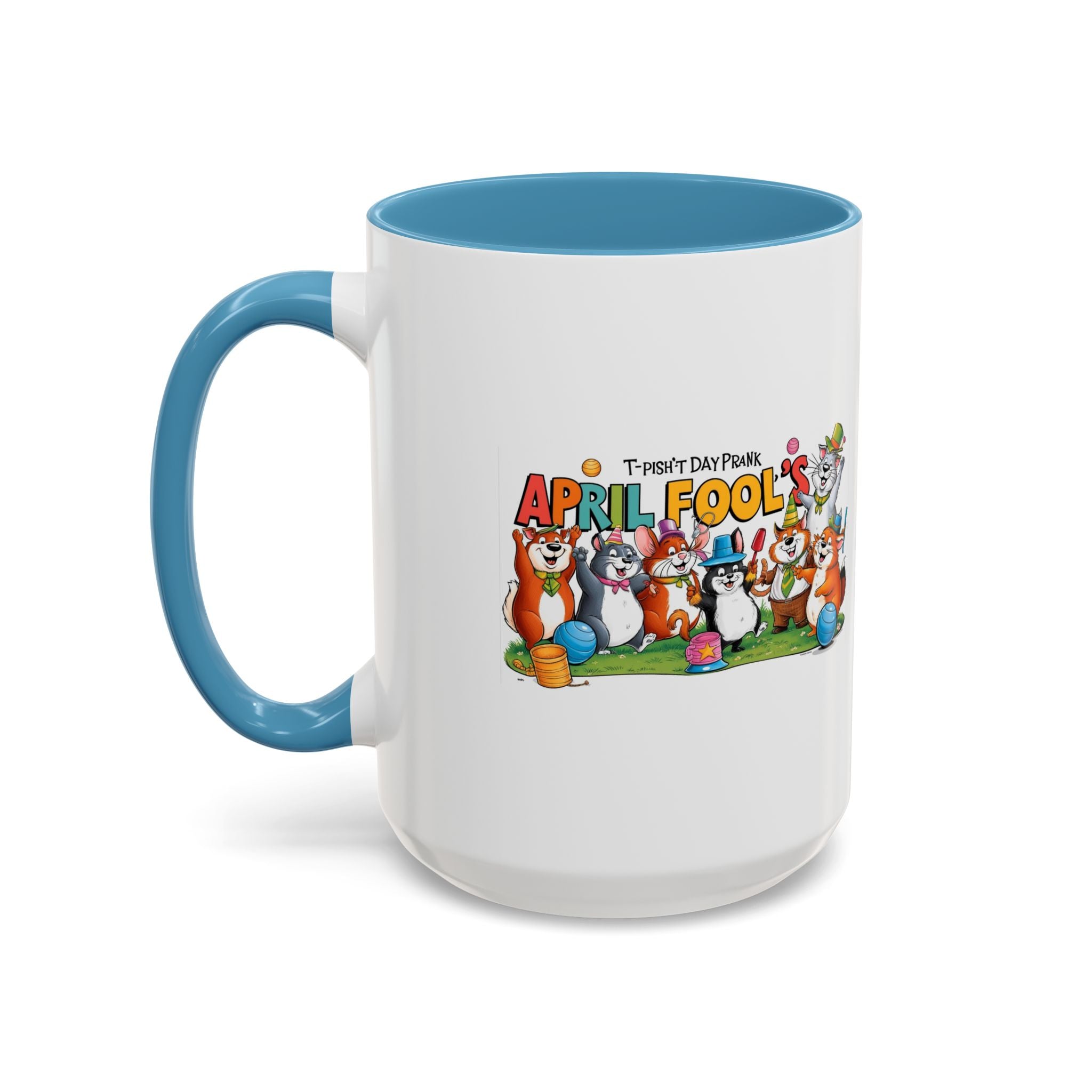 T-Pish'-T Day Prank Accent Coffee Mug