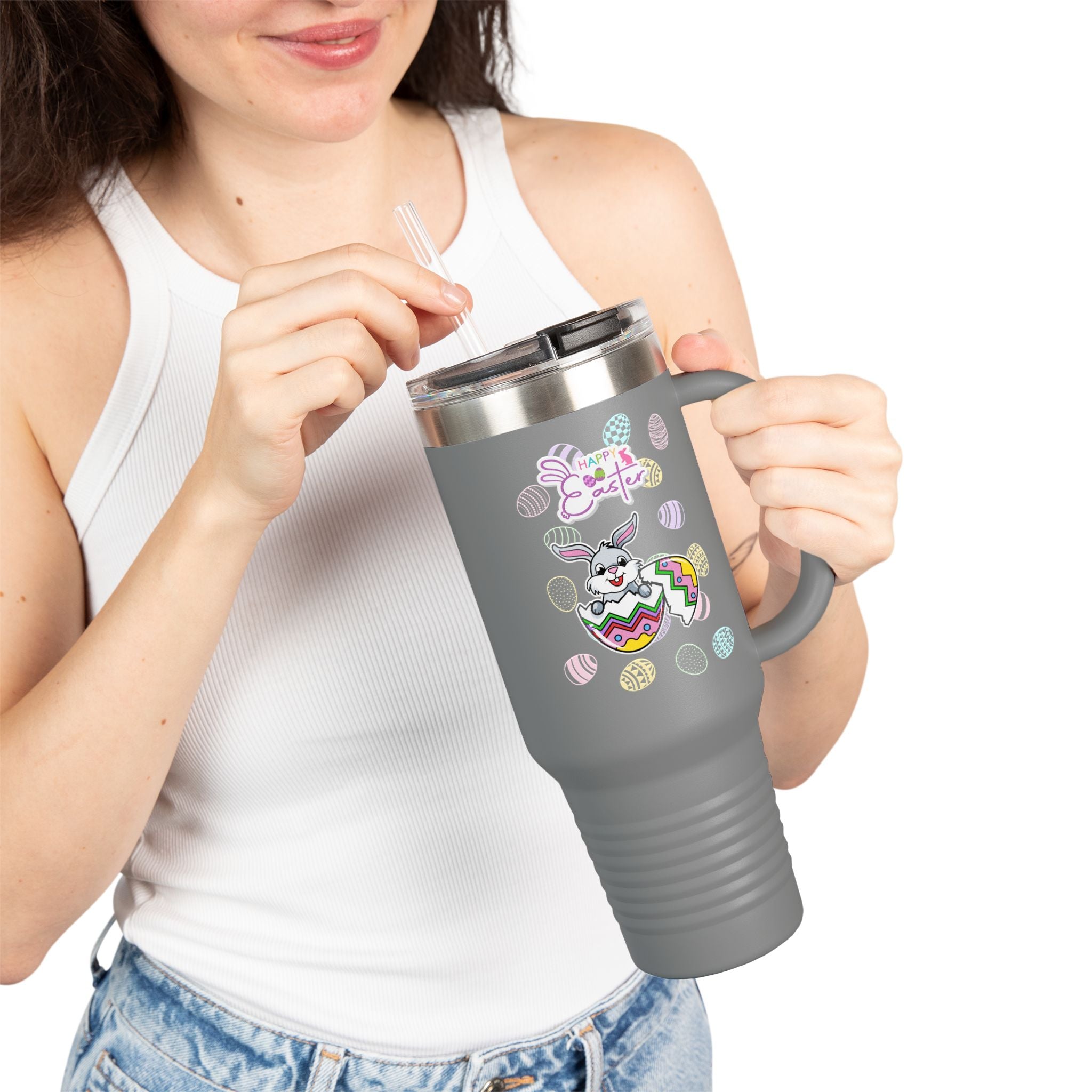 Easter Greetings Insulated Travel Mug - 40oz
