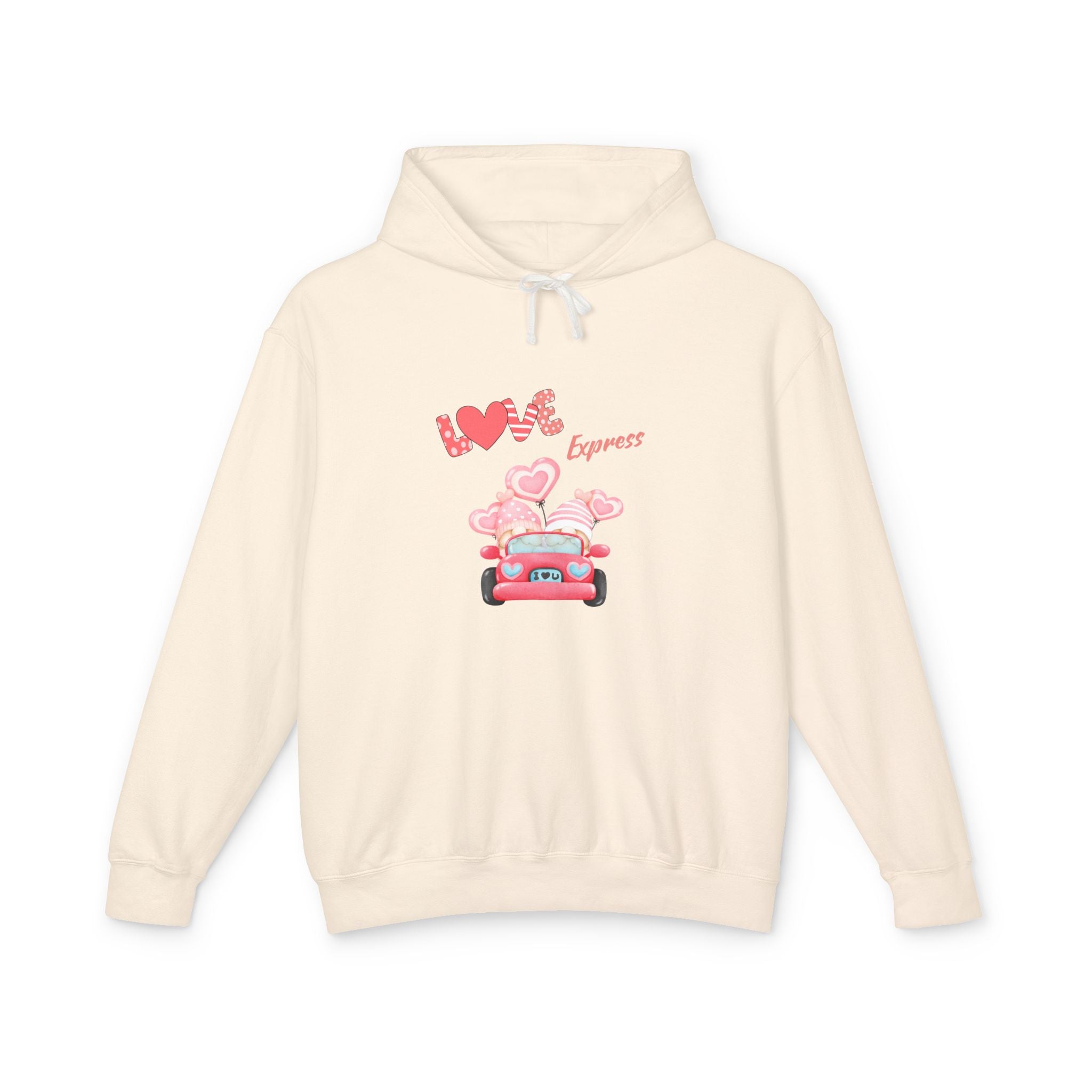 Love Express Unisex Lightweight Hooded Sweatshirt