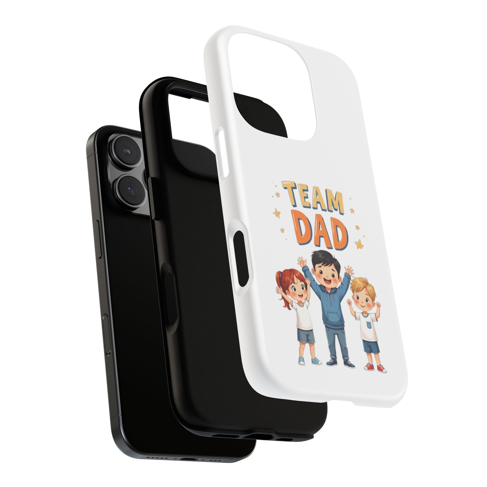 Team Dad Phone Case, Fun Gift for Fathers, Durable Phone Protector, Cute Dad Team Merchandise, Father's Day Special