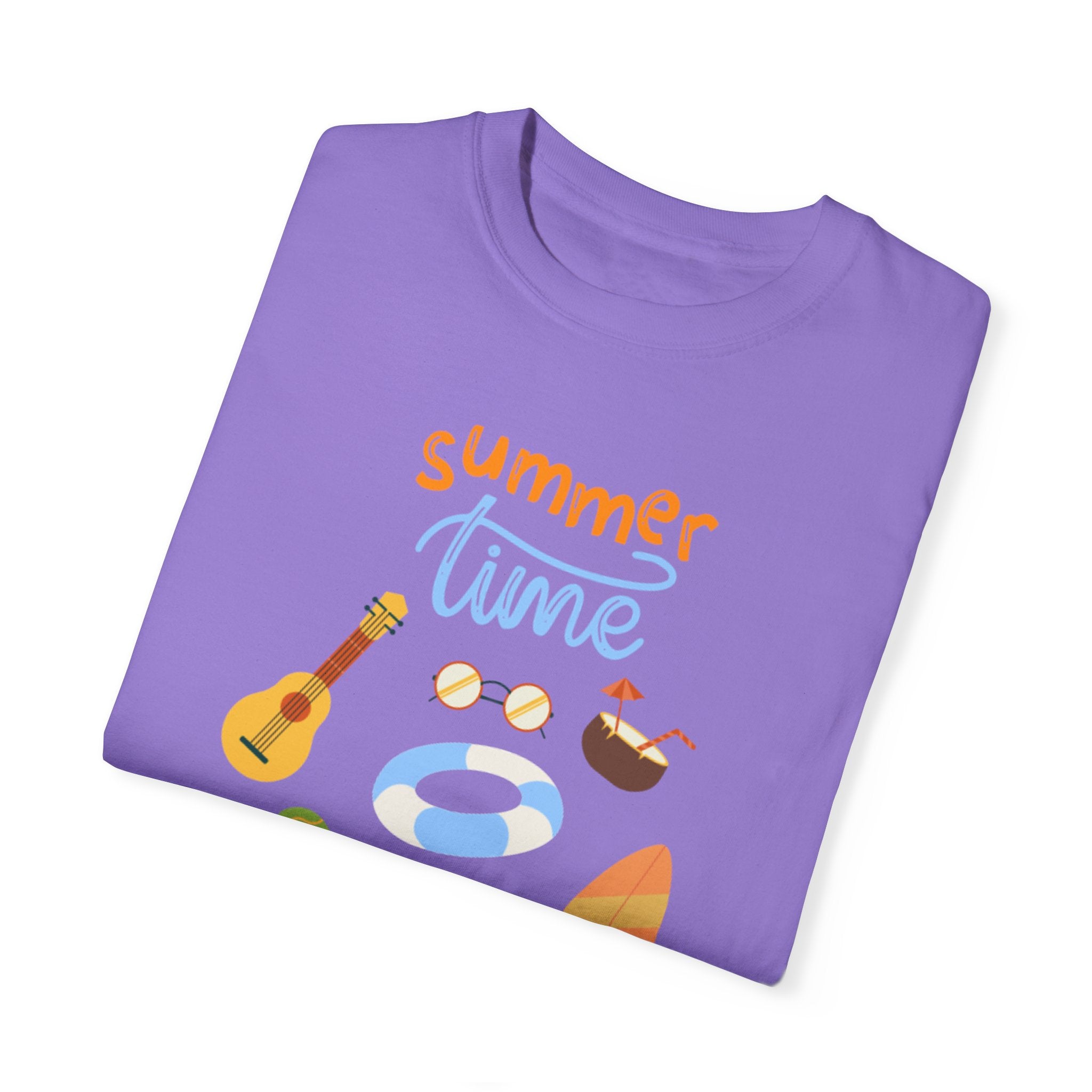 Summertime Fun Unisex Garment-Dyed T-shirt