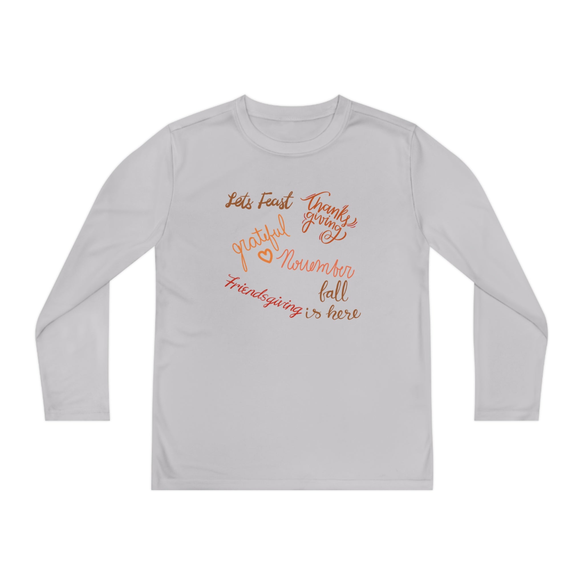 Thanksgiving Season Youth Long Sleeve Competitor Tee