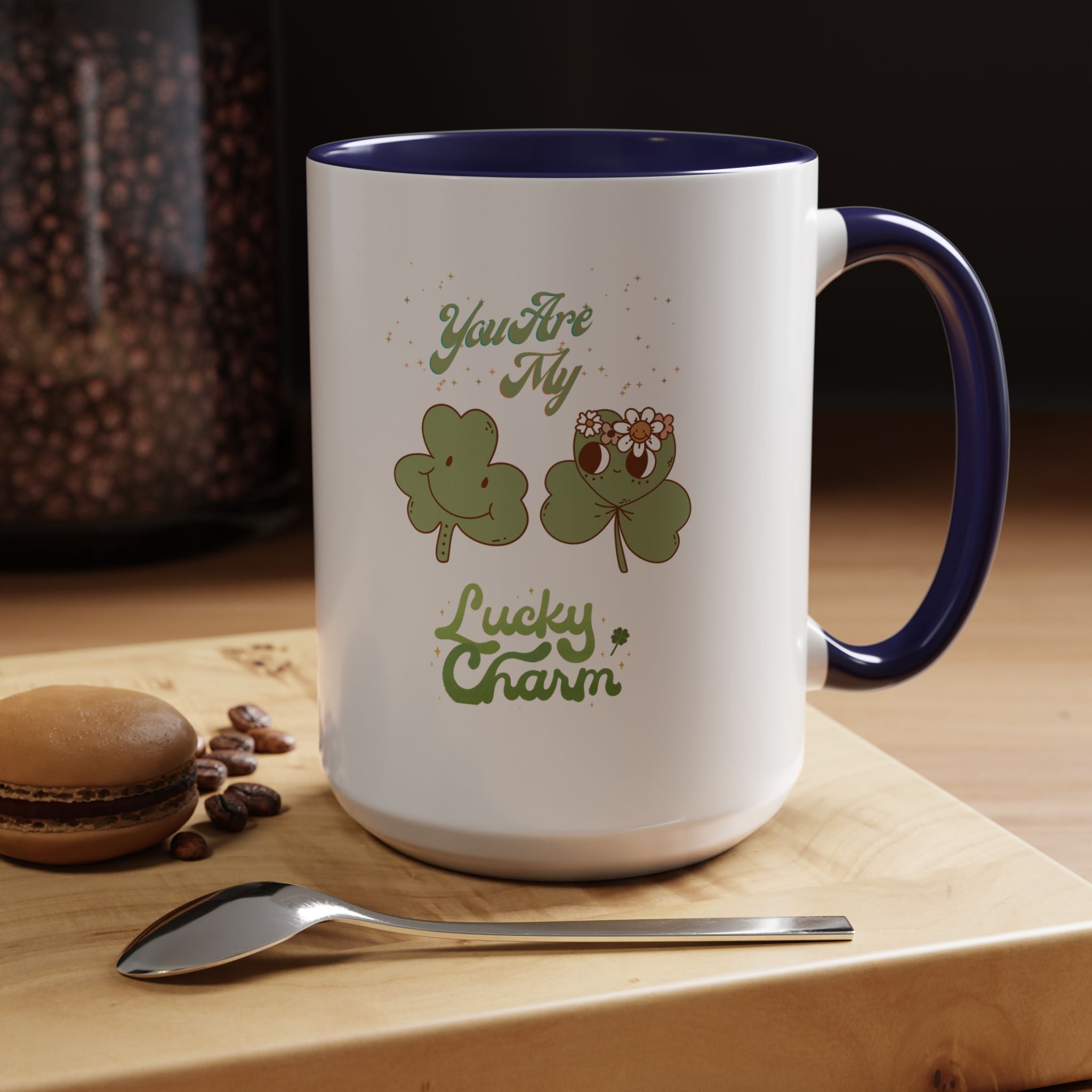 You're my Lucky Charm Accent Coffee Mug - St. Patrick's Day Gift