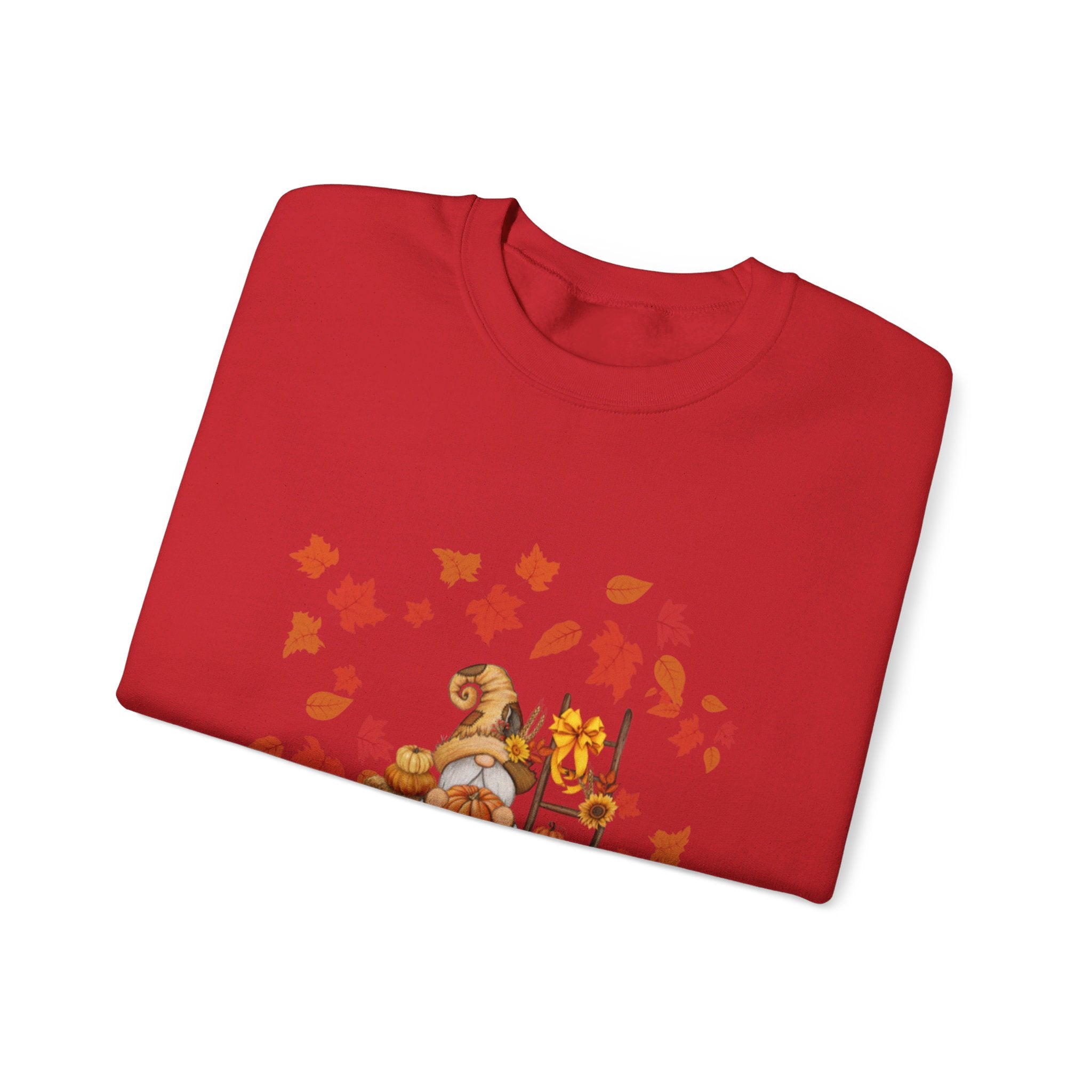 Gnome Happy Thanksgiving Unisex Heavy Blend™ Crewneck Sweatshirt