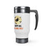 Happy All Hallows Eve Stainless Steel Travel Mug with Handle, 14oz