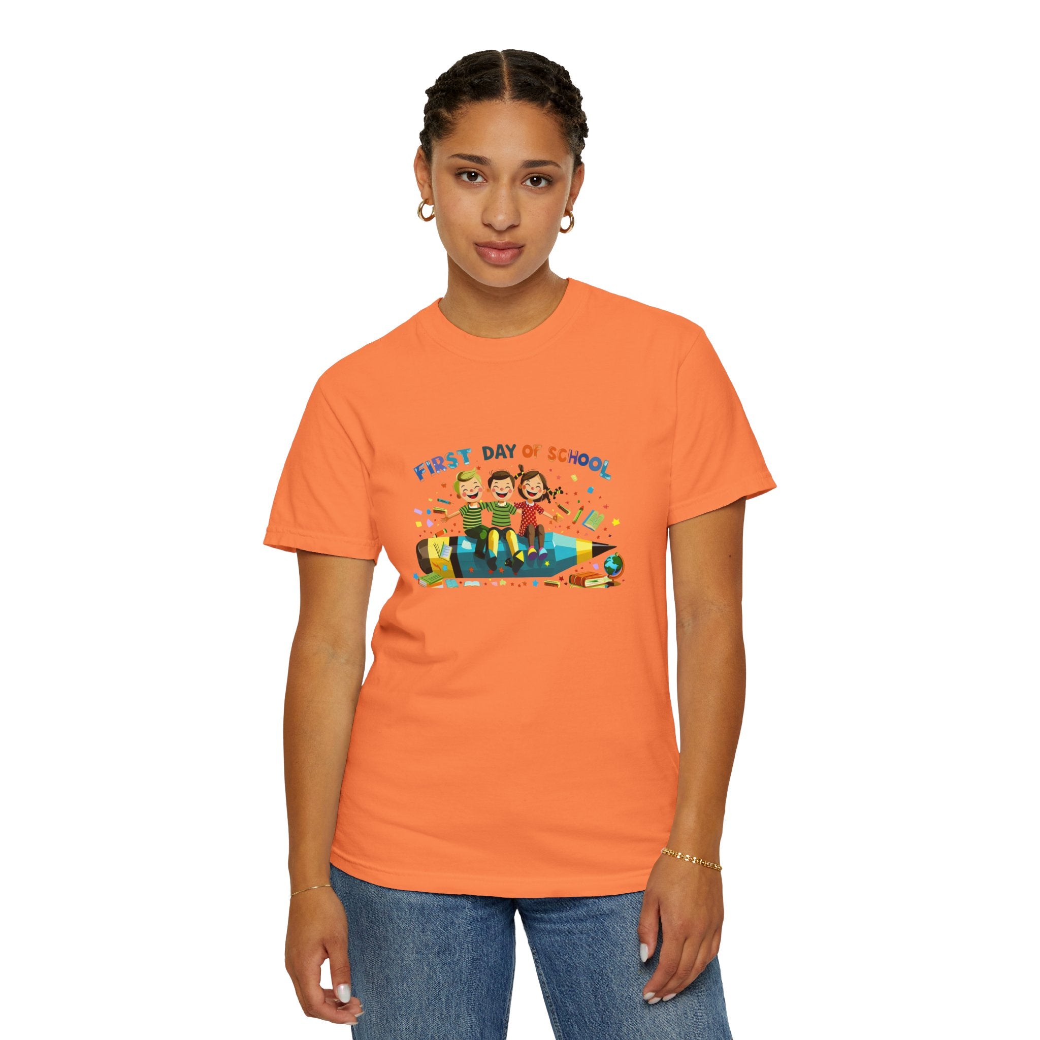 First Day of School Unisex Garment-Dyed T-Shirt