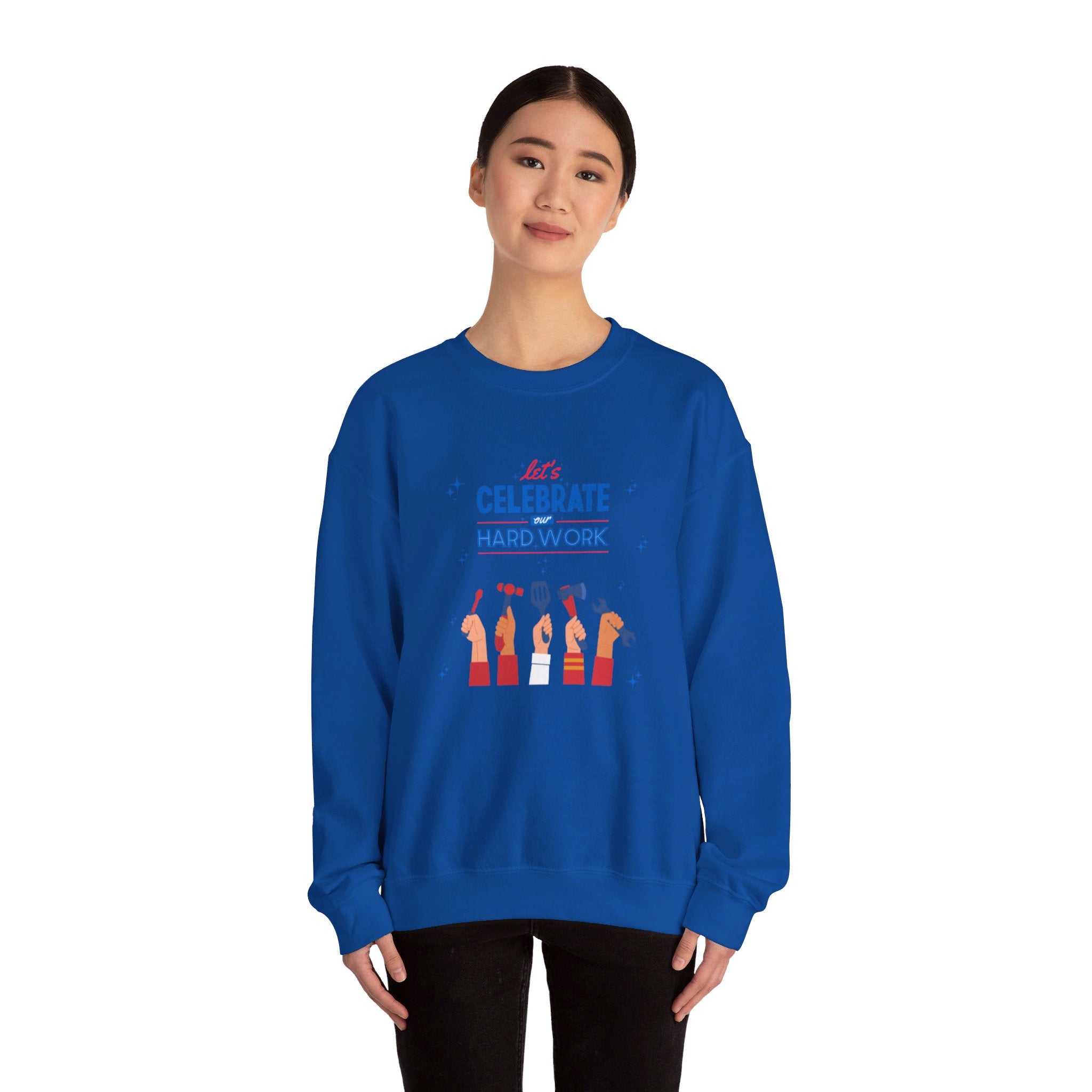 Let's Celebrate Our Hard Work Unisex Heavy Blend™ Crewneck Sweatshirt