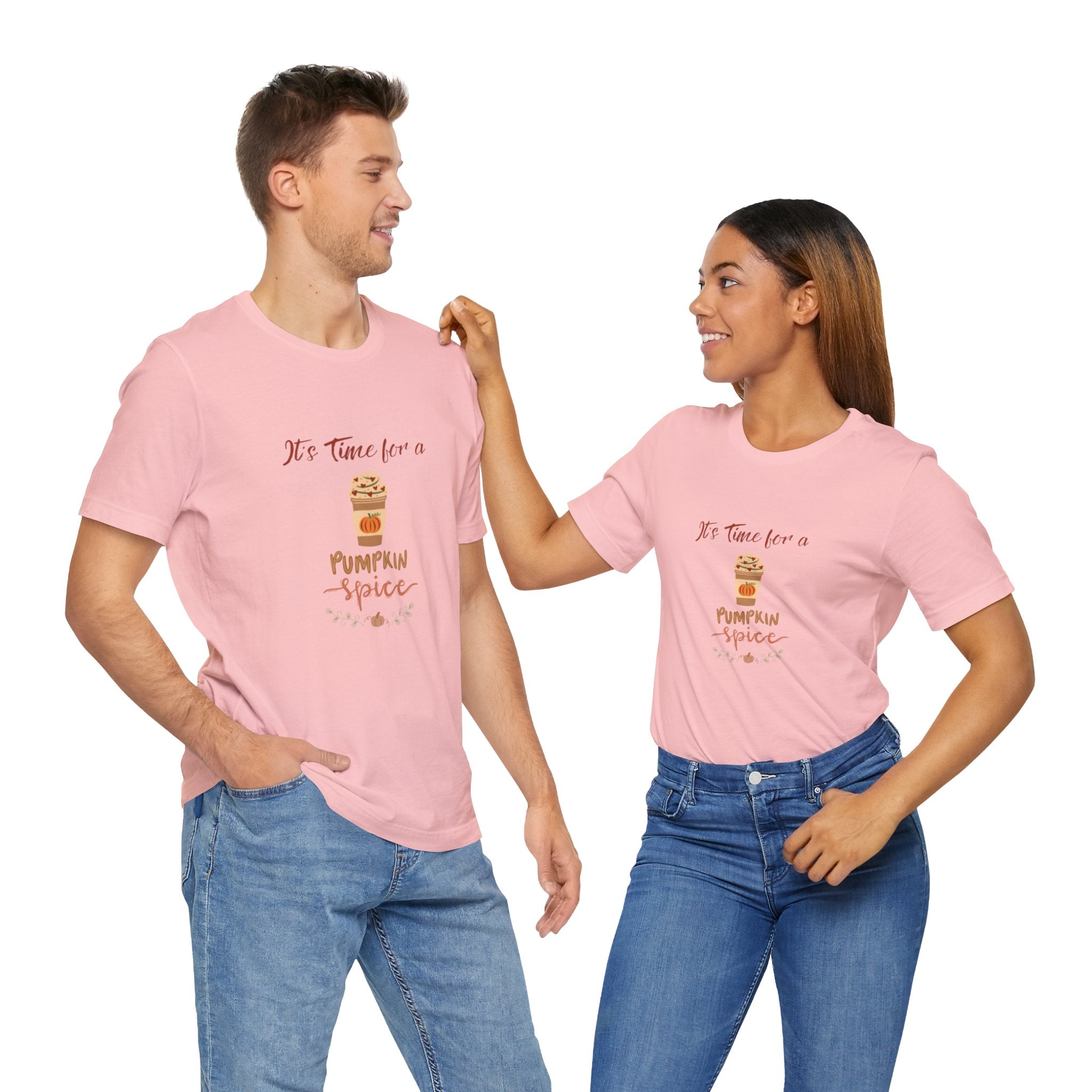 It's Time For A Pumpkin Spice Unisex Jersey Short Sleeve Tee