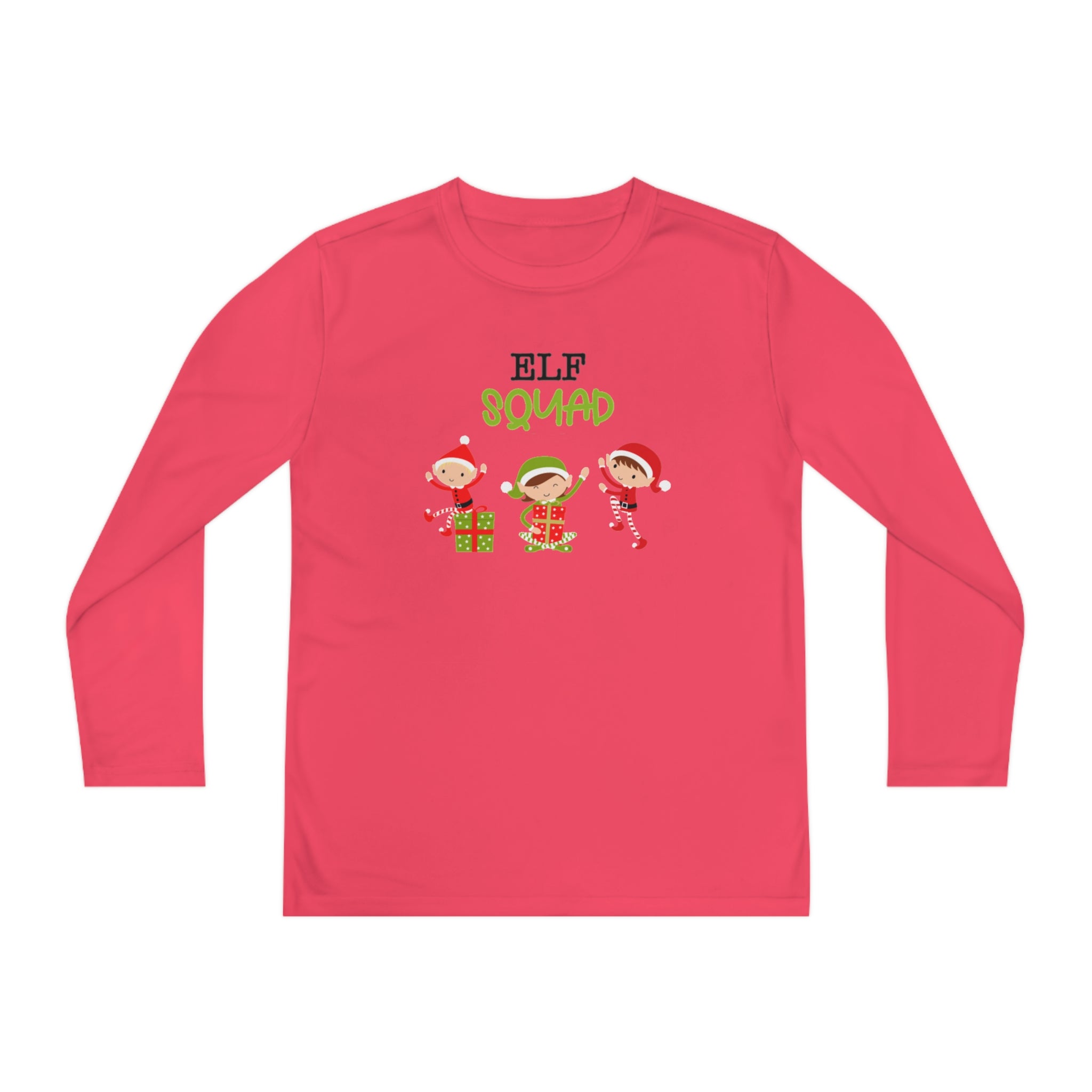Elf Squad Youth Long Sleeve Competitor Tee