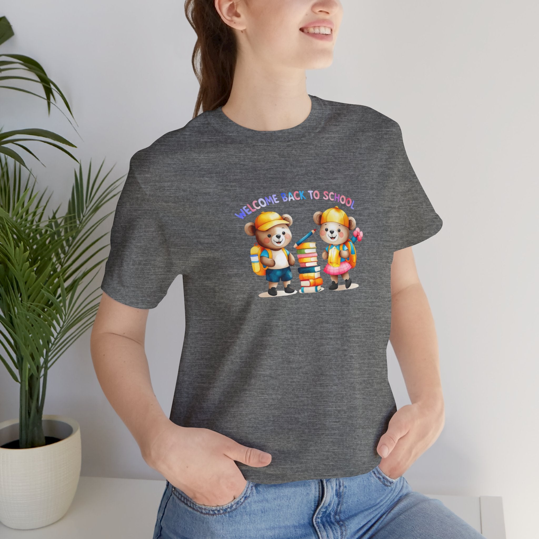Welcome Back to School Fun Unisex Jersey Short Sleeve Tee