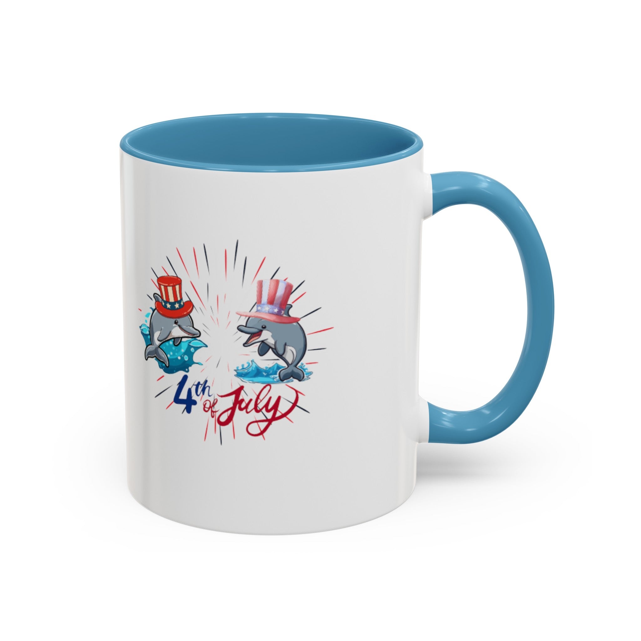 Splash 4th Of July Accent Coffee Mug (11, 15oz)