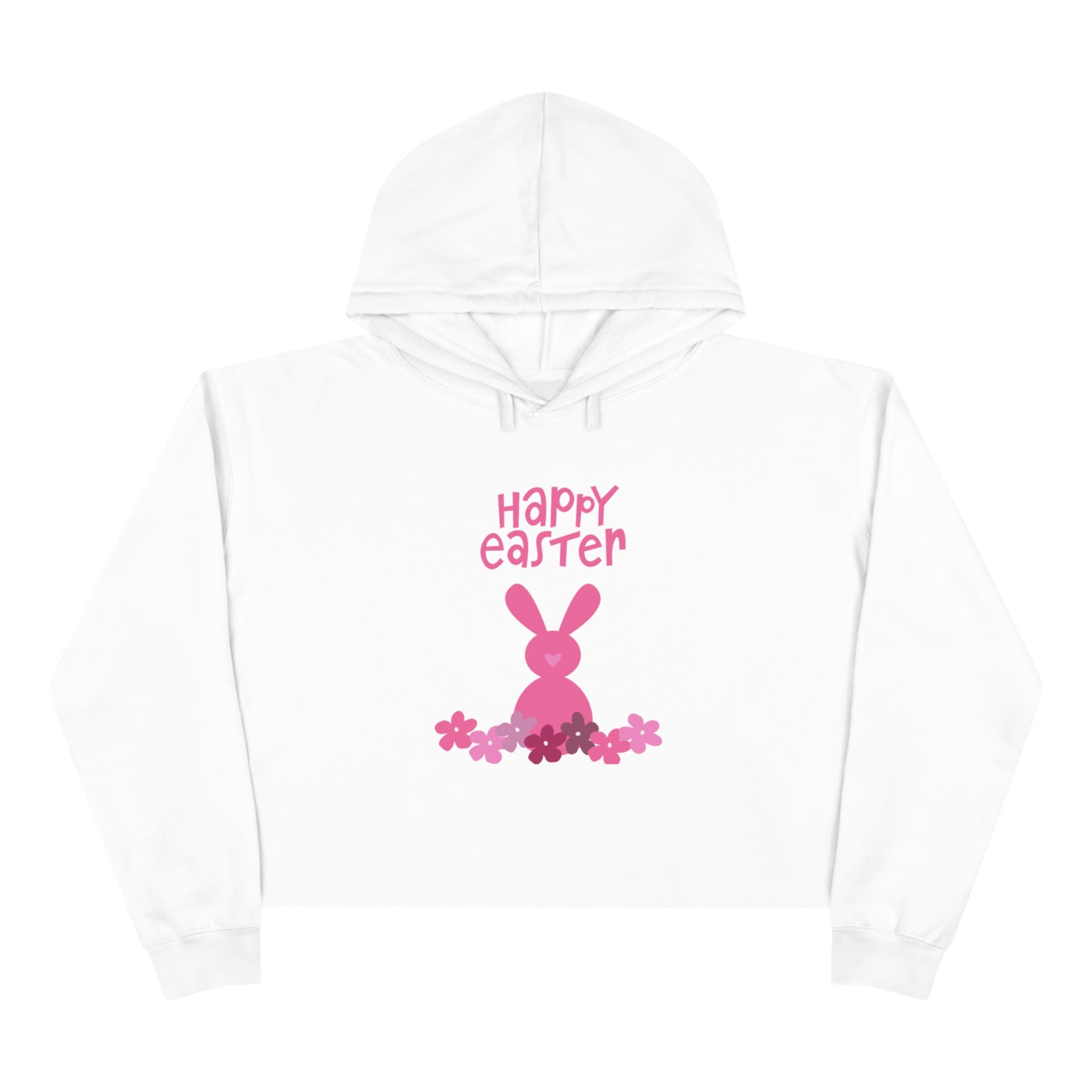Happy Bunny Day Crop Hoodie