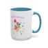 Little Miss April Fool's  Day Accent Coffee Mug - Fun & Whimsical 11oz/15oz
