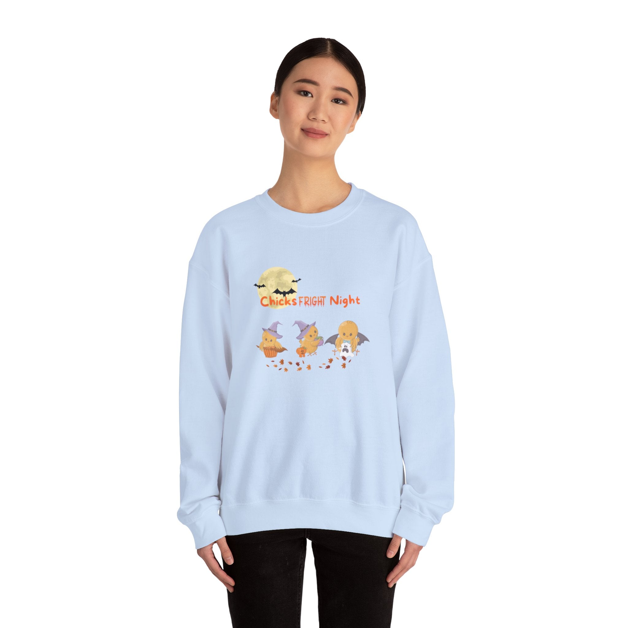 Chicks Fright Night Unisex Heavy Blend™ Crewneck Sweatshirt