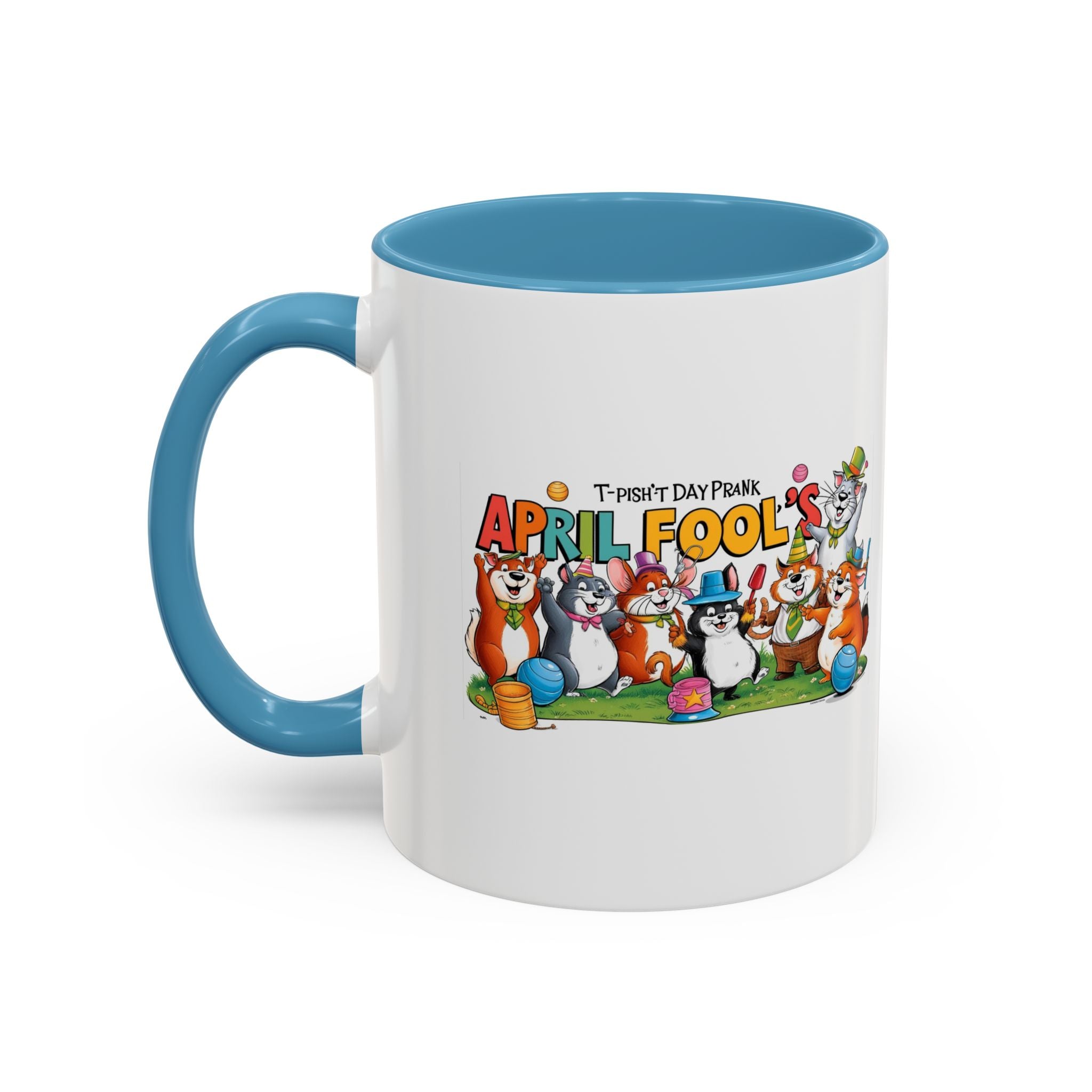 T-Pish'-T Day Prank Accent Coffee Mug