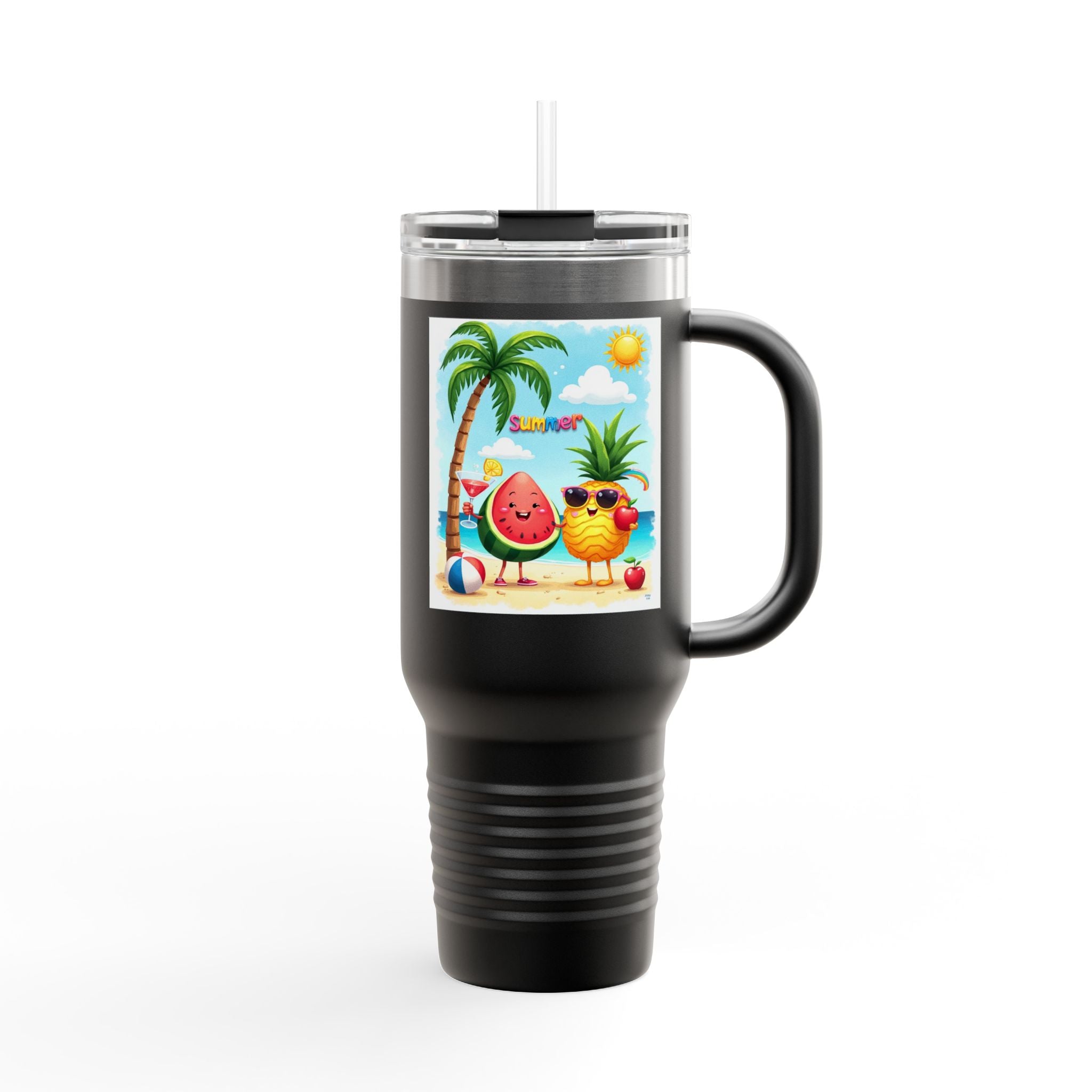 Summer Cool Insulated Travel Mug, 40oz.
