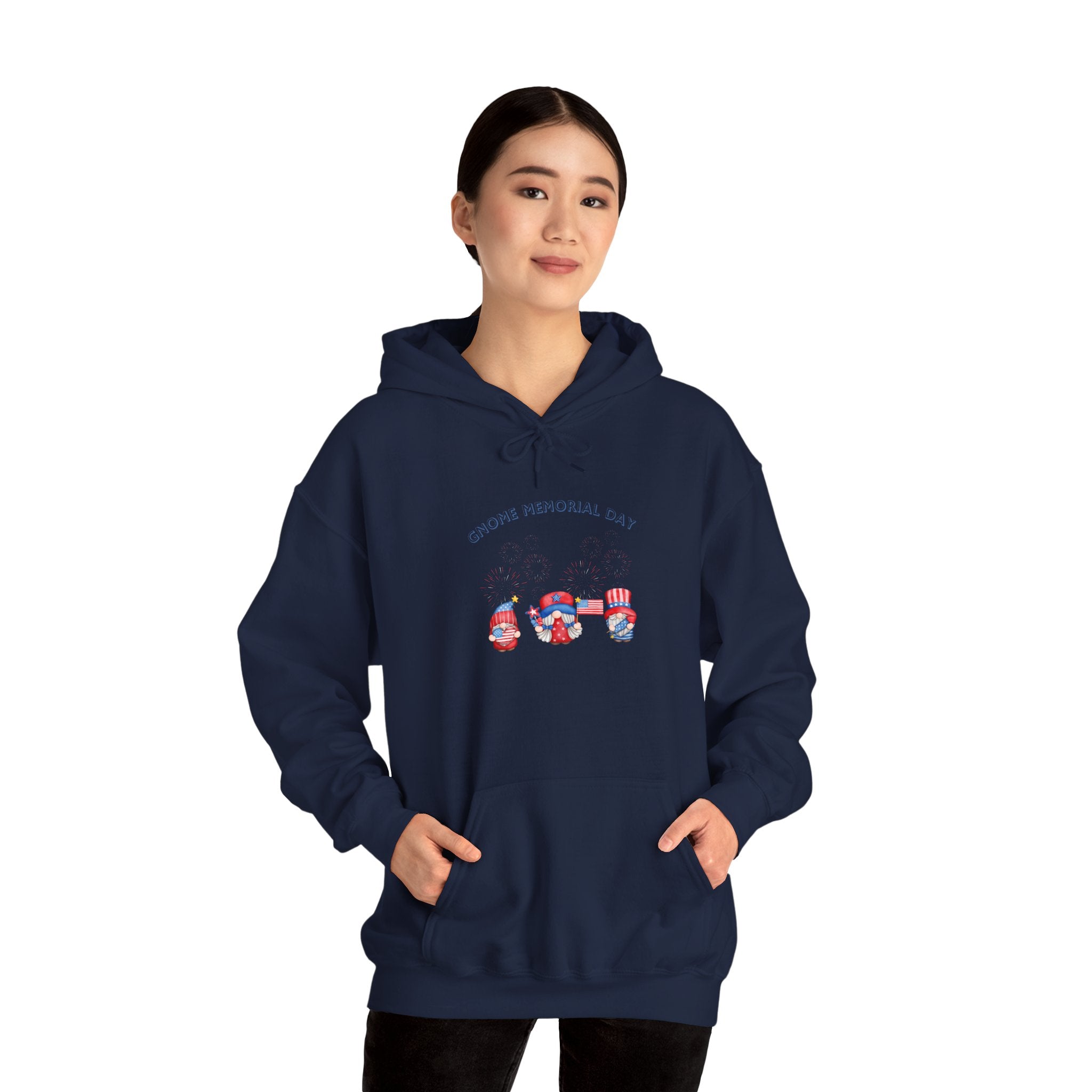 Gnome Memorial Day Hooded Sweatshirt