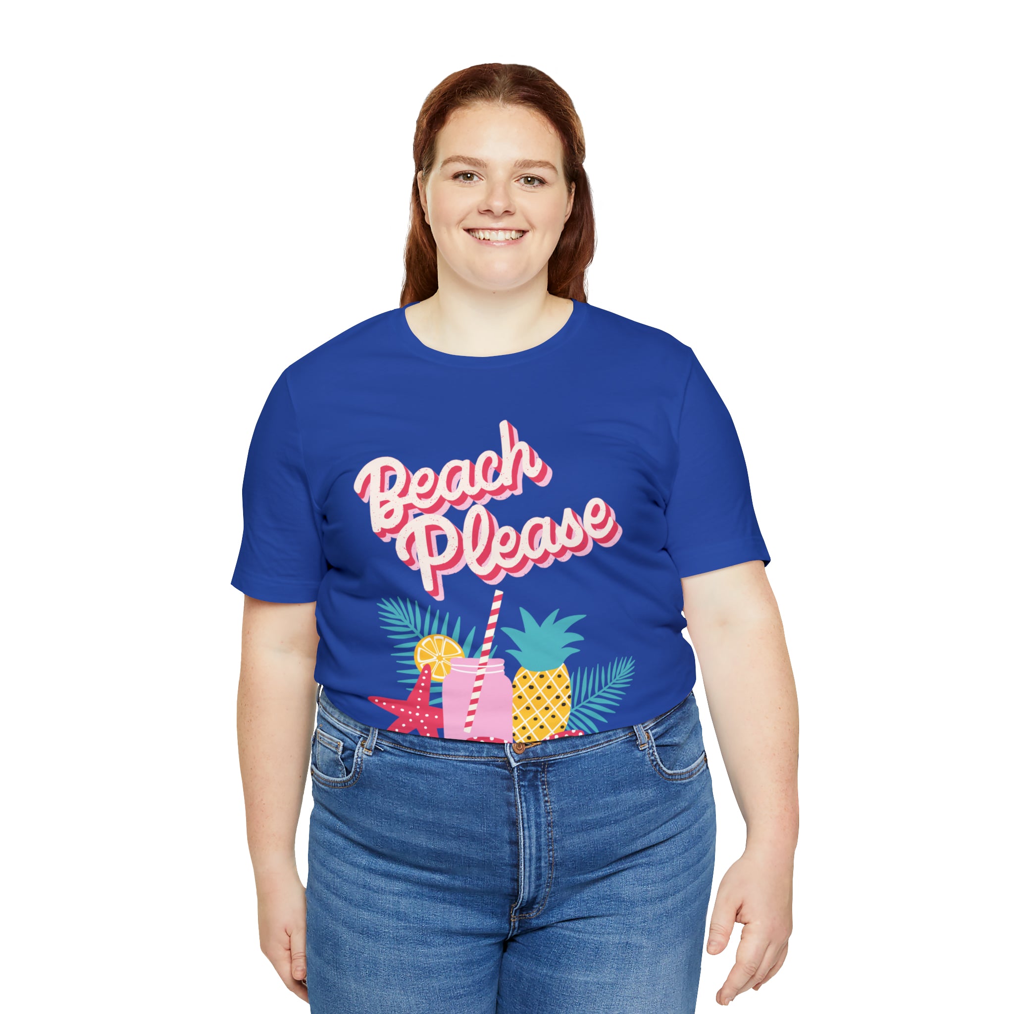 Beach Please Unisex Jersey Short Sleeve Tee