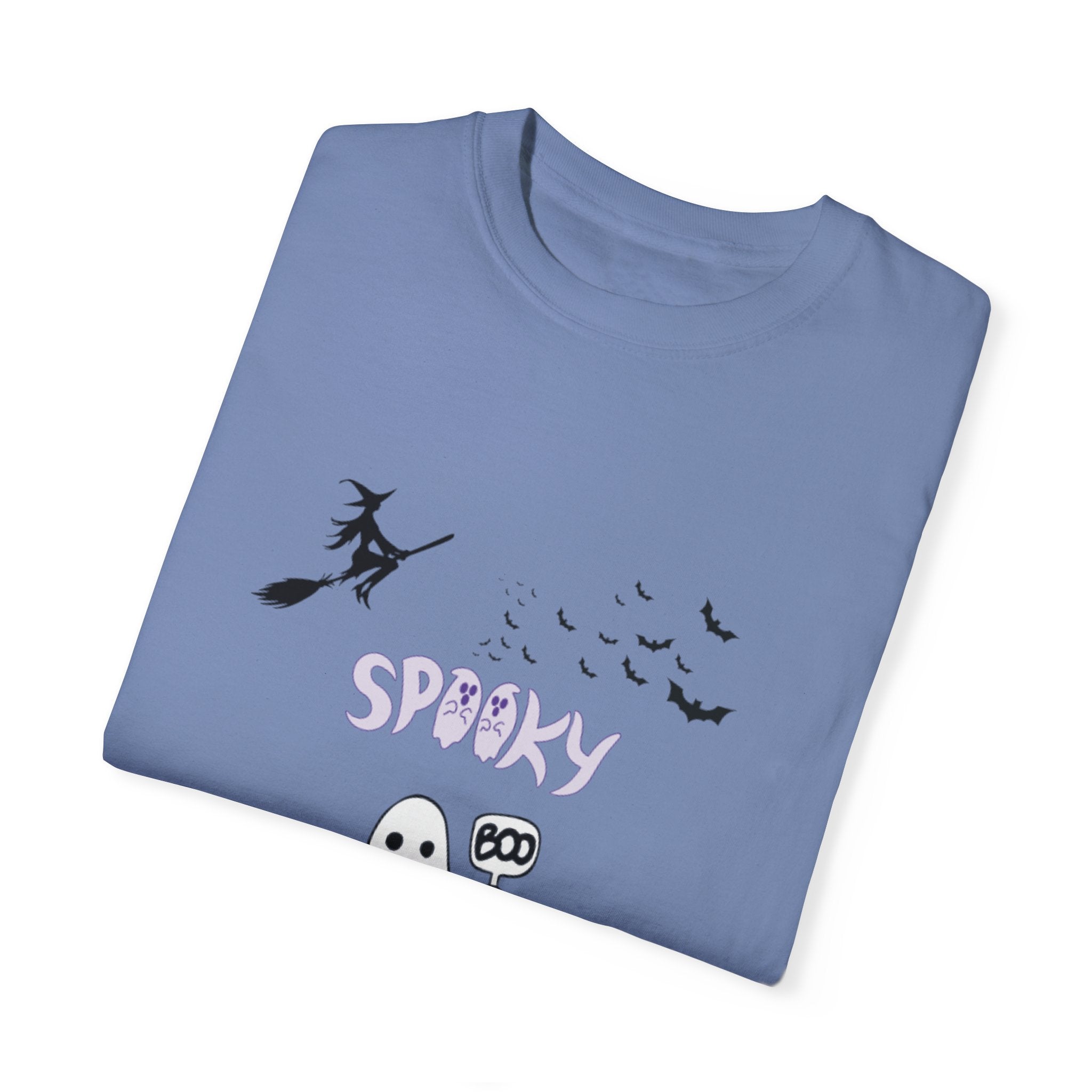 Spooky Boo Unisex Garment-Dyed T-shirt